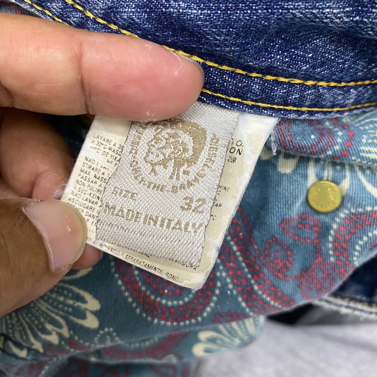 Diesel 💥Best Offer💥Vintage Diesel Industry Distressed Denim Size US 33 - 20 Thumbnail