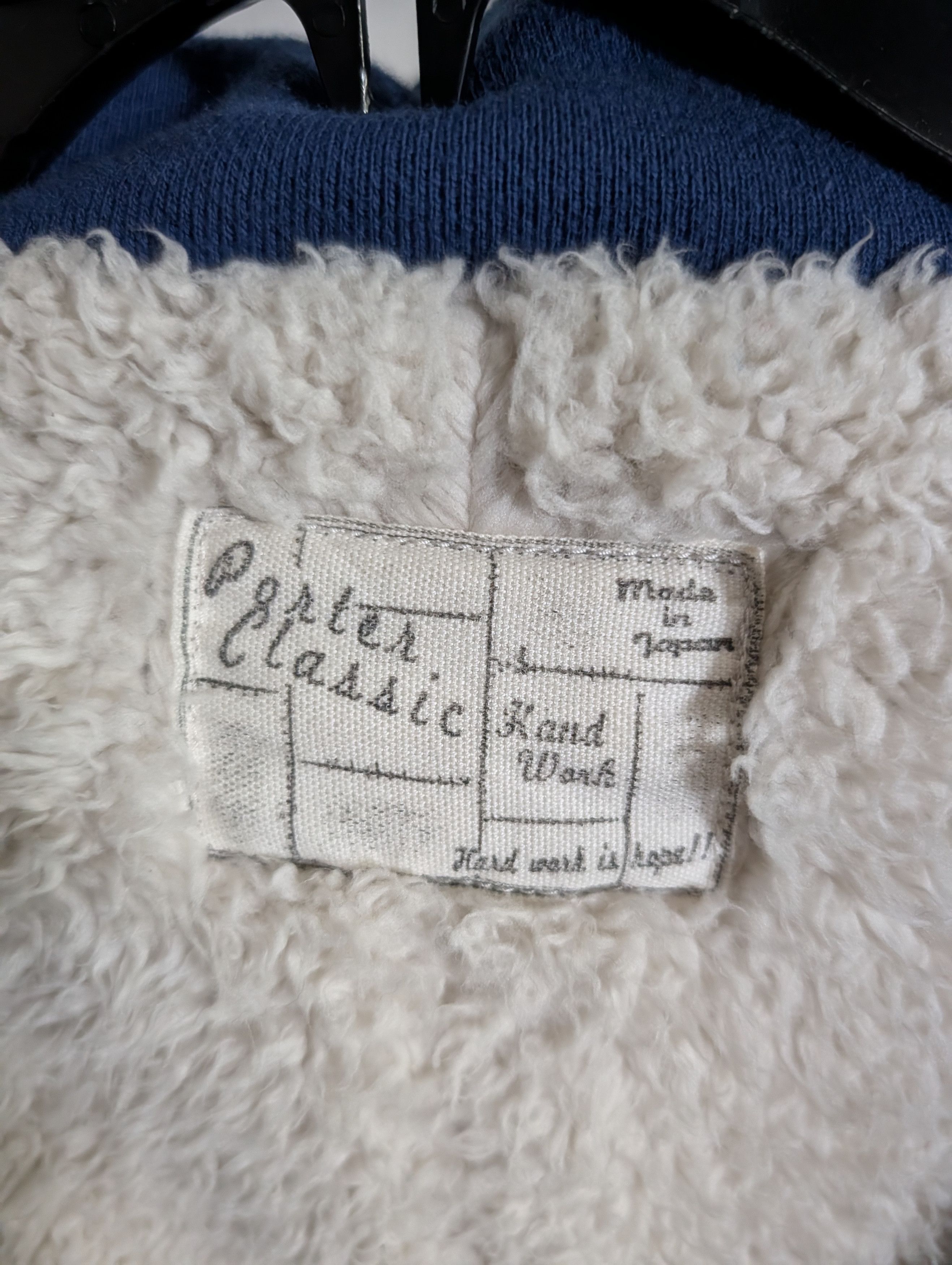 Porter PORTER CLASSIC Sherpa lined P.C. embroidery overcoat Japan Size US M / EU 48-50 / 2 - 14 Thumbnail