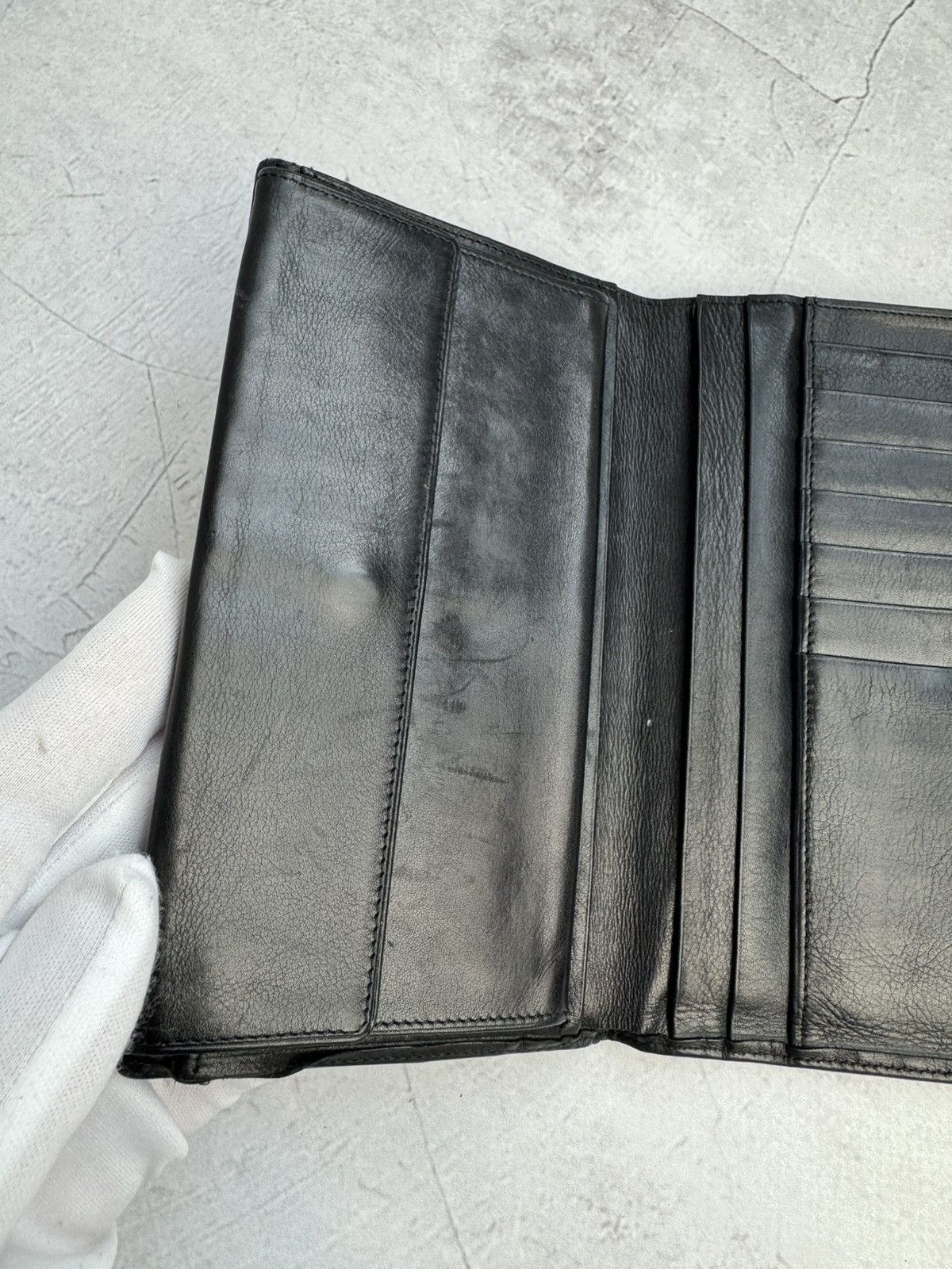 Versace Gianni Versace Vintage Black Leather Wallet Size ONE SIZE - 5 Thumbnail