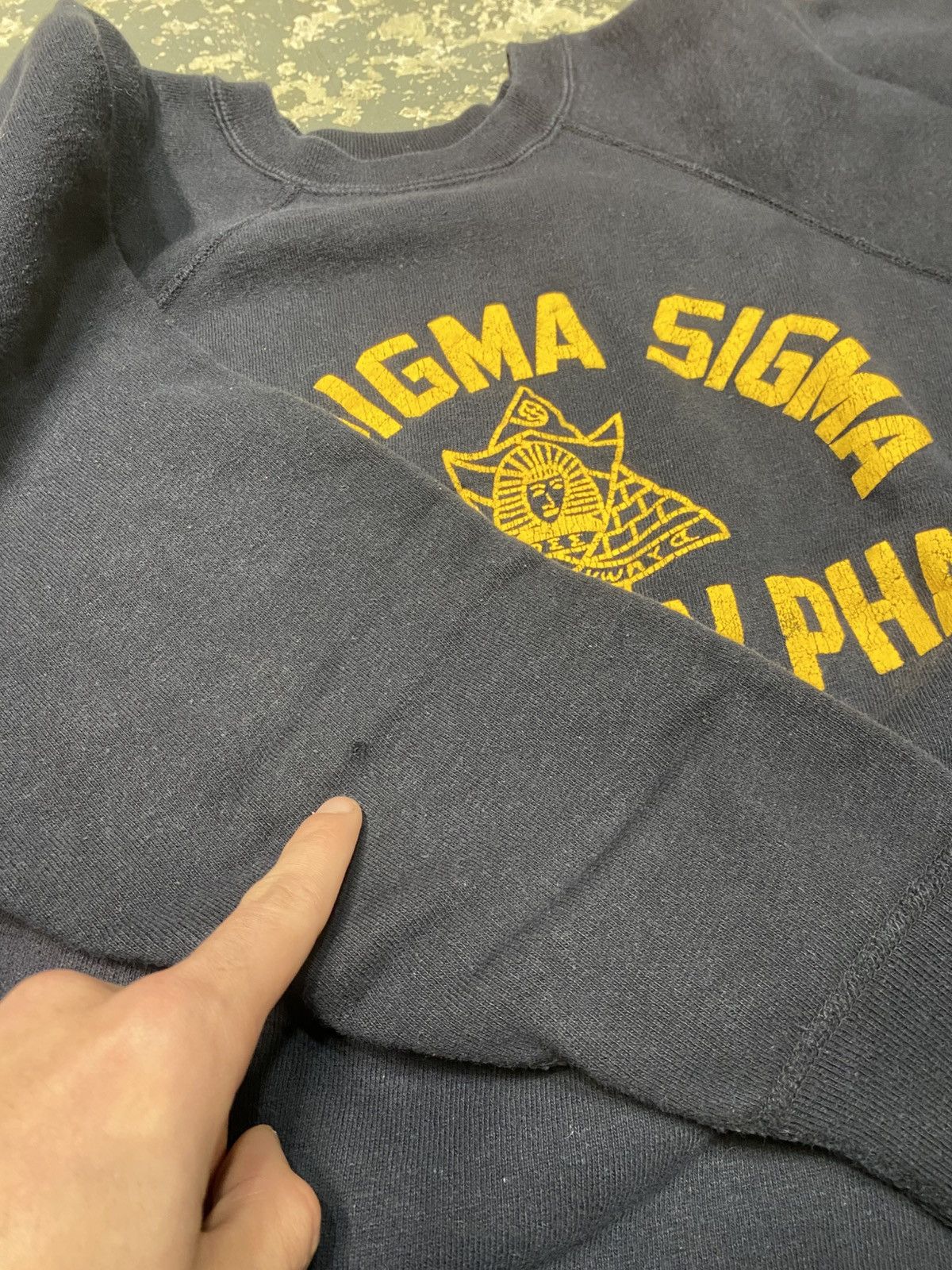 Champion × Vintage True Vintage 50s/60s Phi Sigma Sigma Alpha Alpha Crewneck Size US S / EU 44-46 / 1 - 9 Thumbnail