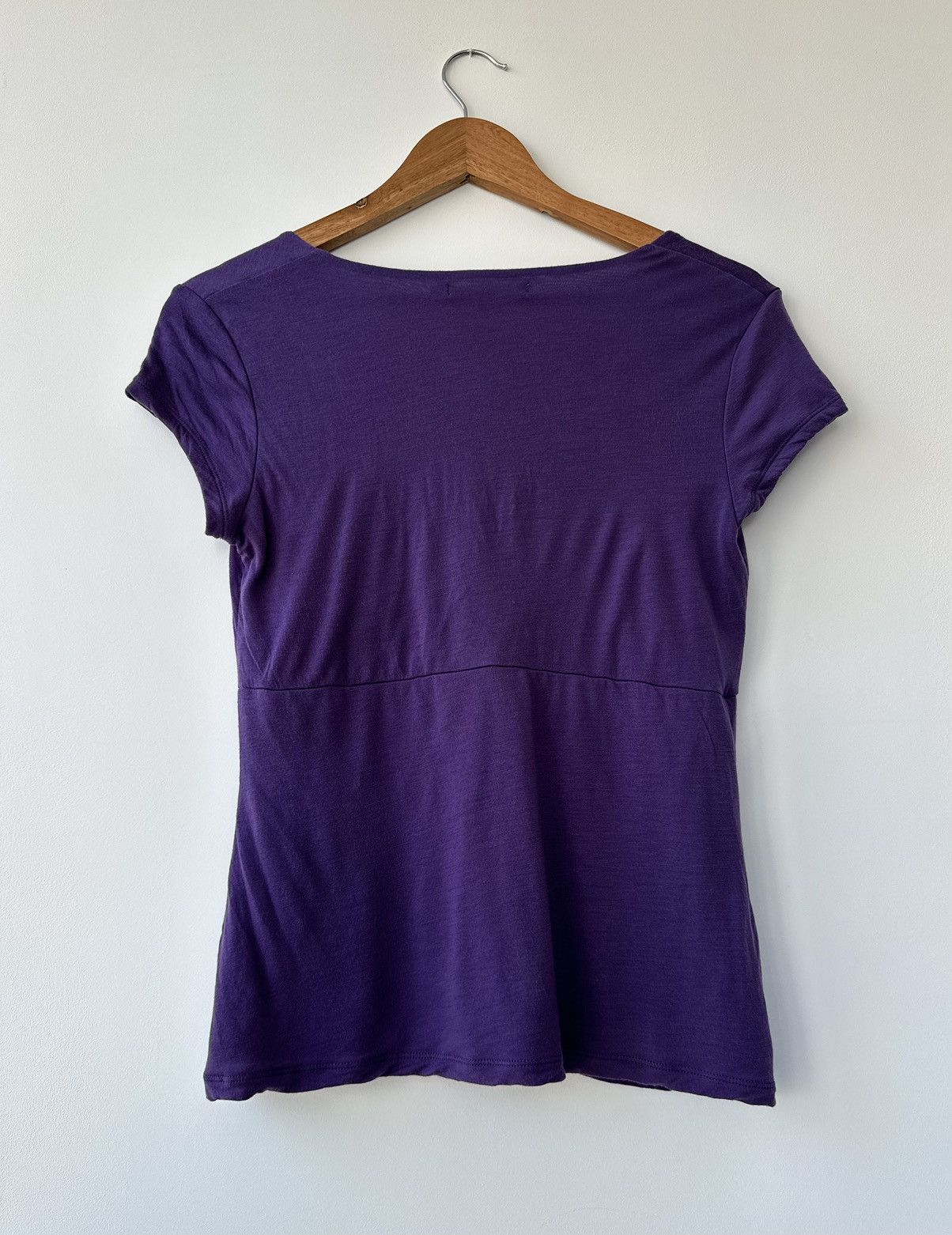 Boden Boden Purple Shirt Top Blouse 100% Lyocell Size US 8 Women's Size M / US 6-8 / IT 42-44 - 3 Thumbnail