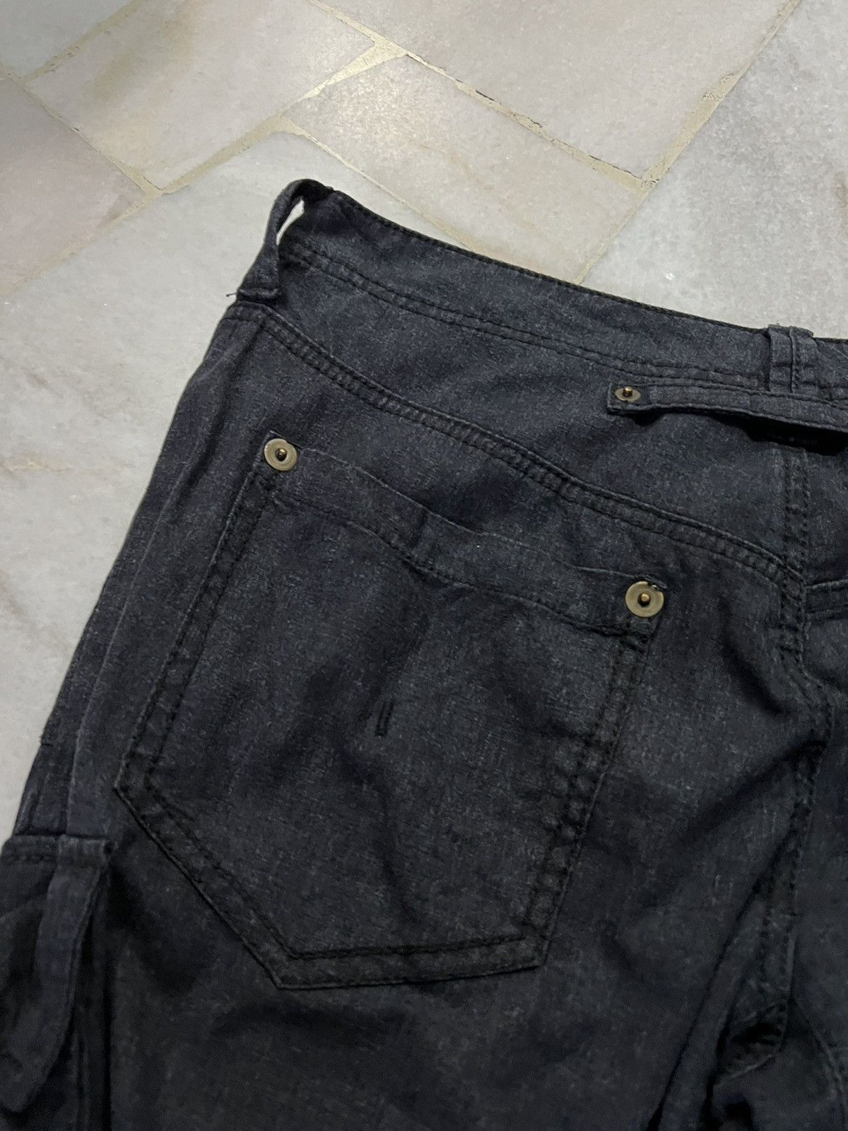 If Six Was Nine × Tornado Mart TORNADO MART CARGO BONDAGE PUNK SHORT PANTS RARE DESIGN Size US 32 / EU 48 - 11 Thumbnail