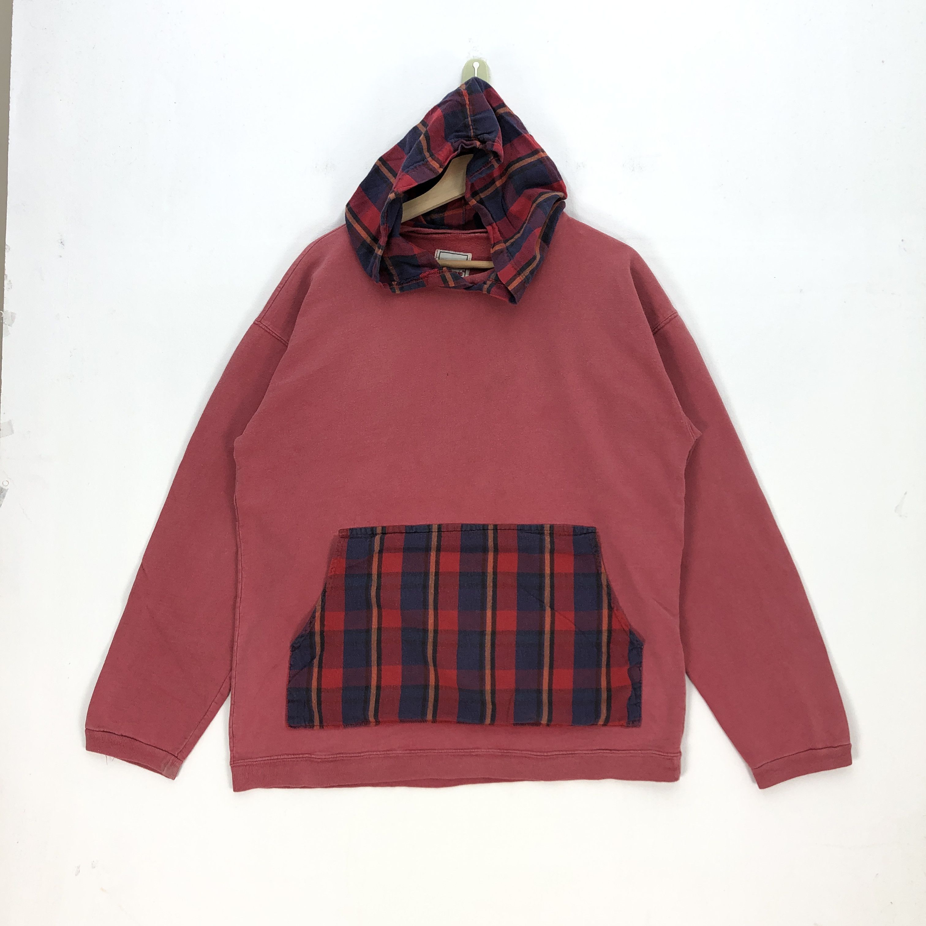 Japanese Brand × Vintage Vintage Body Equip Sweater Hoodie Checkered Sweatshirt Size US M / EU 48-50 / 2 - 1 Thumbnail
