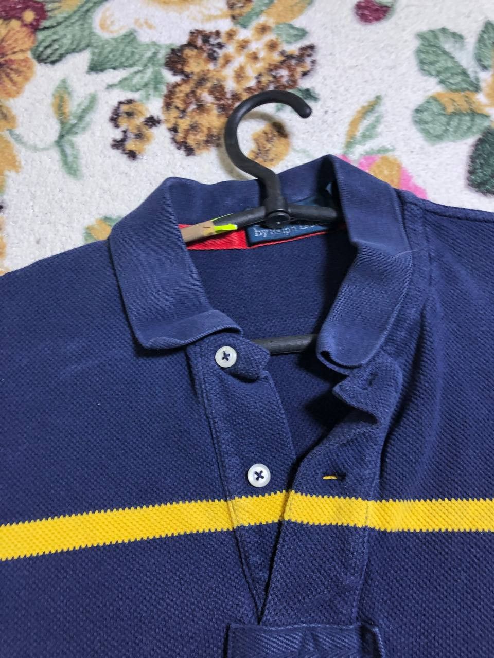 Polo Ralph Lauren Vintage Ralph Lauren Polo Shirt Mens Blue Red Striped polo Size US M / EU 48-50 / 2 - 7 Thumbnail