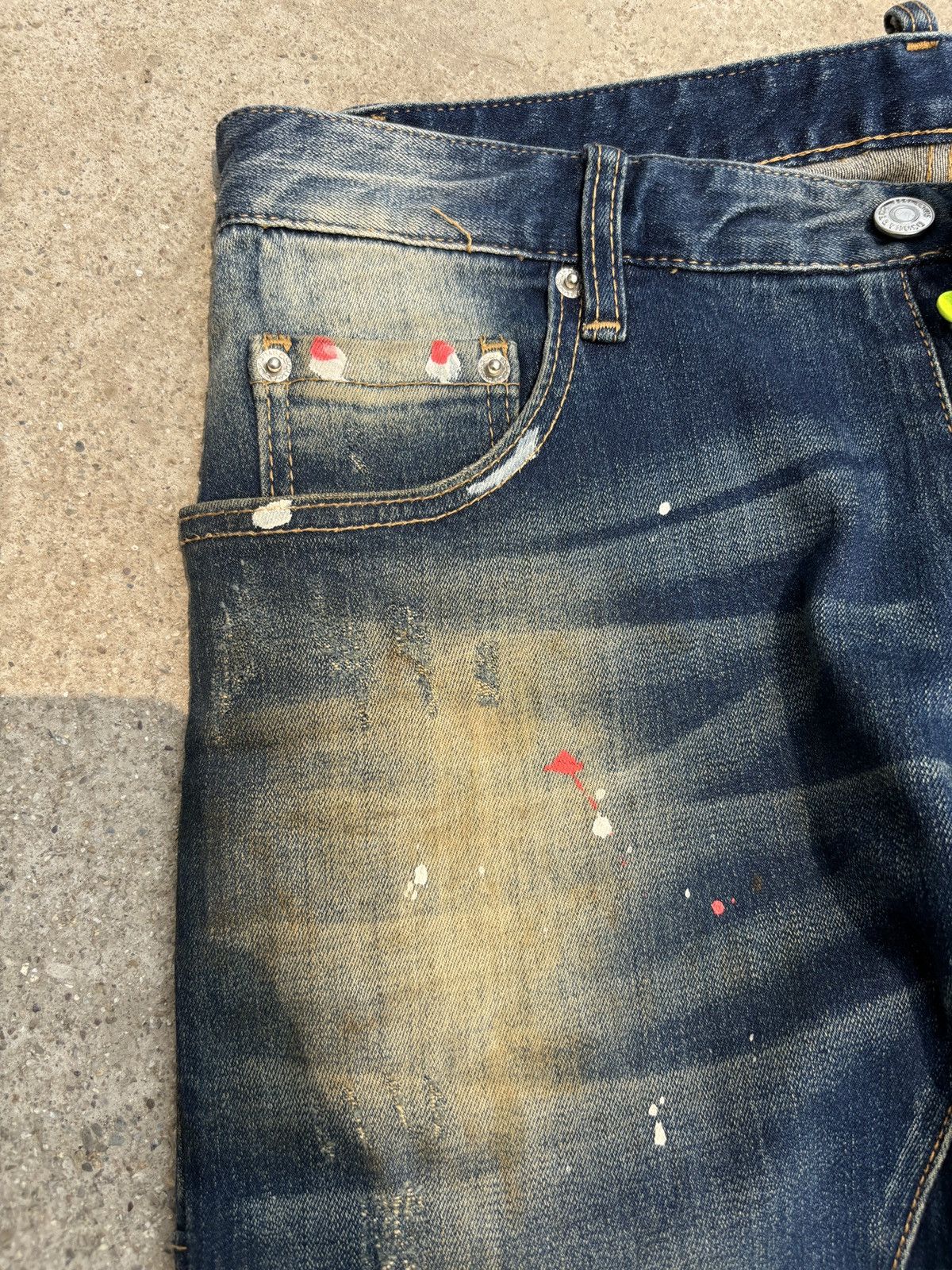 Dsquared2 Vintage DSQUARED2 Paint Splater slim jean Size US 32 / EU 48 - 4 Thumbnail