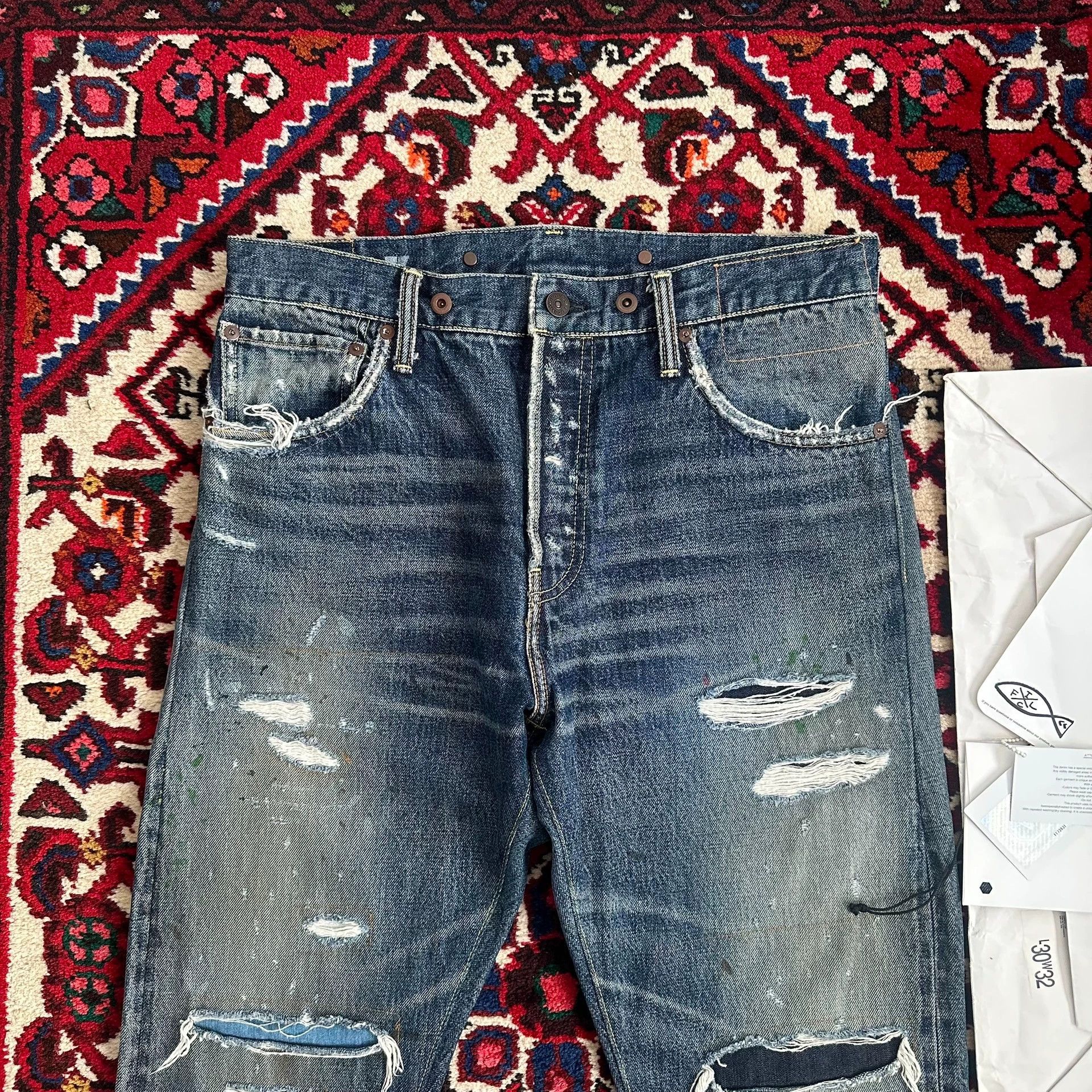 Visvim visvim 20ss 15D17 dp narrow washed jeans w32l30 Size US 32 / EU 48 - 5 Thumbnail