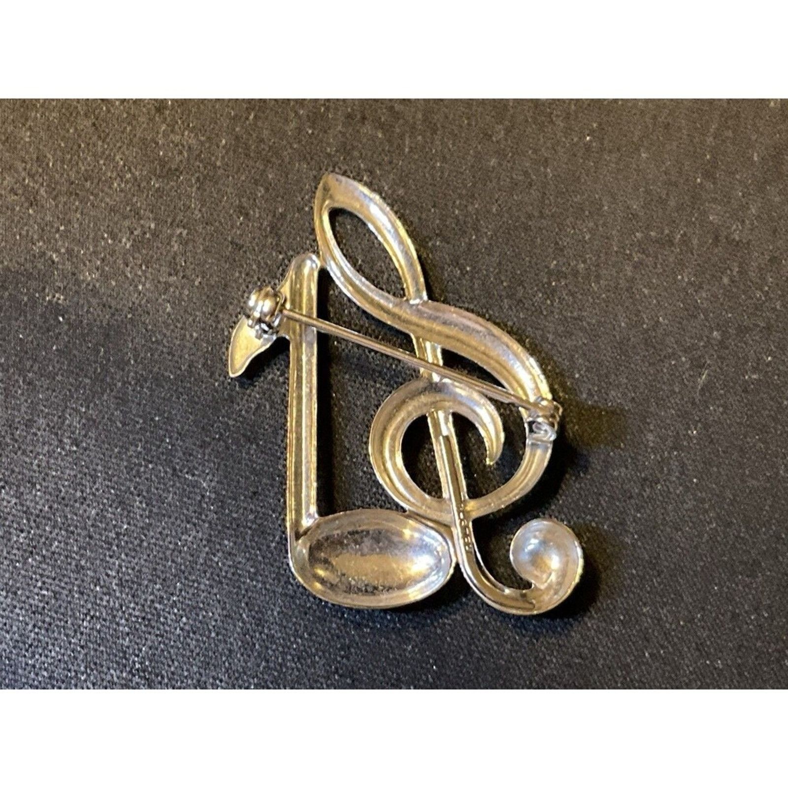 Other B-Sterling Treble Clef Brooch Size ONE SIZE - 4 Thumbnail