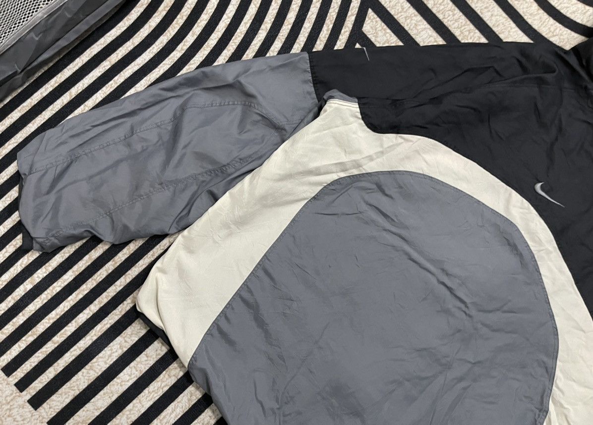 Nike × Vintage 2000s NIKE REVERSIBLE NYLON/FLEECE HOODIE ZIPPER JACKET Size US M / EU 48-50 / 2 - 18 Thumbnail