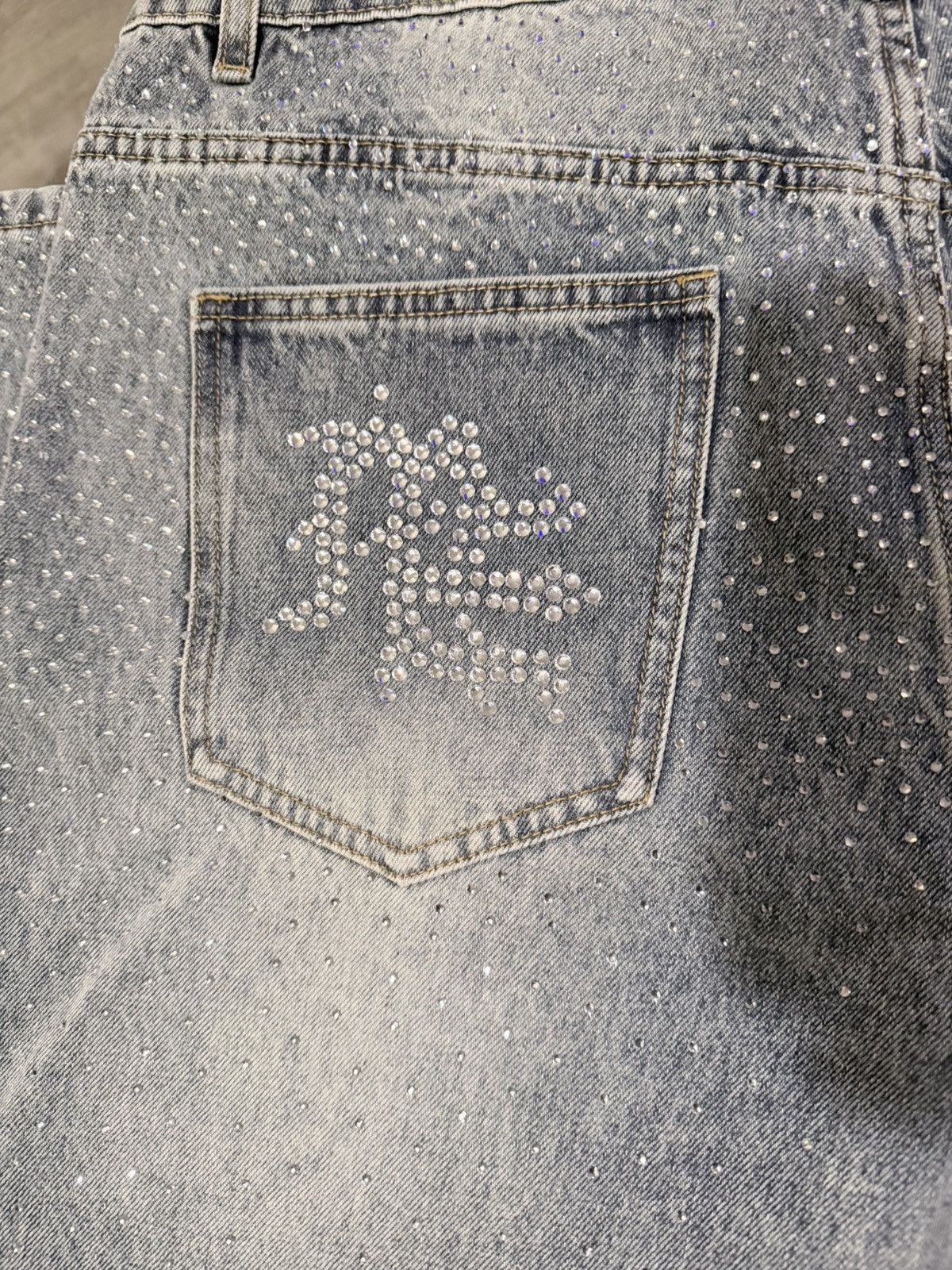 Other Mixed Emotions Rhines stone Jeans Size US 36 / EU 52 - 7 Thumbnail