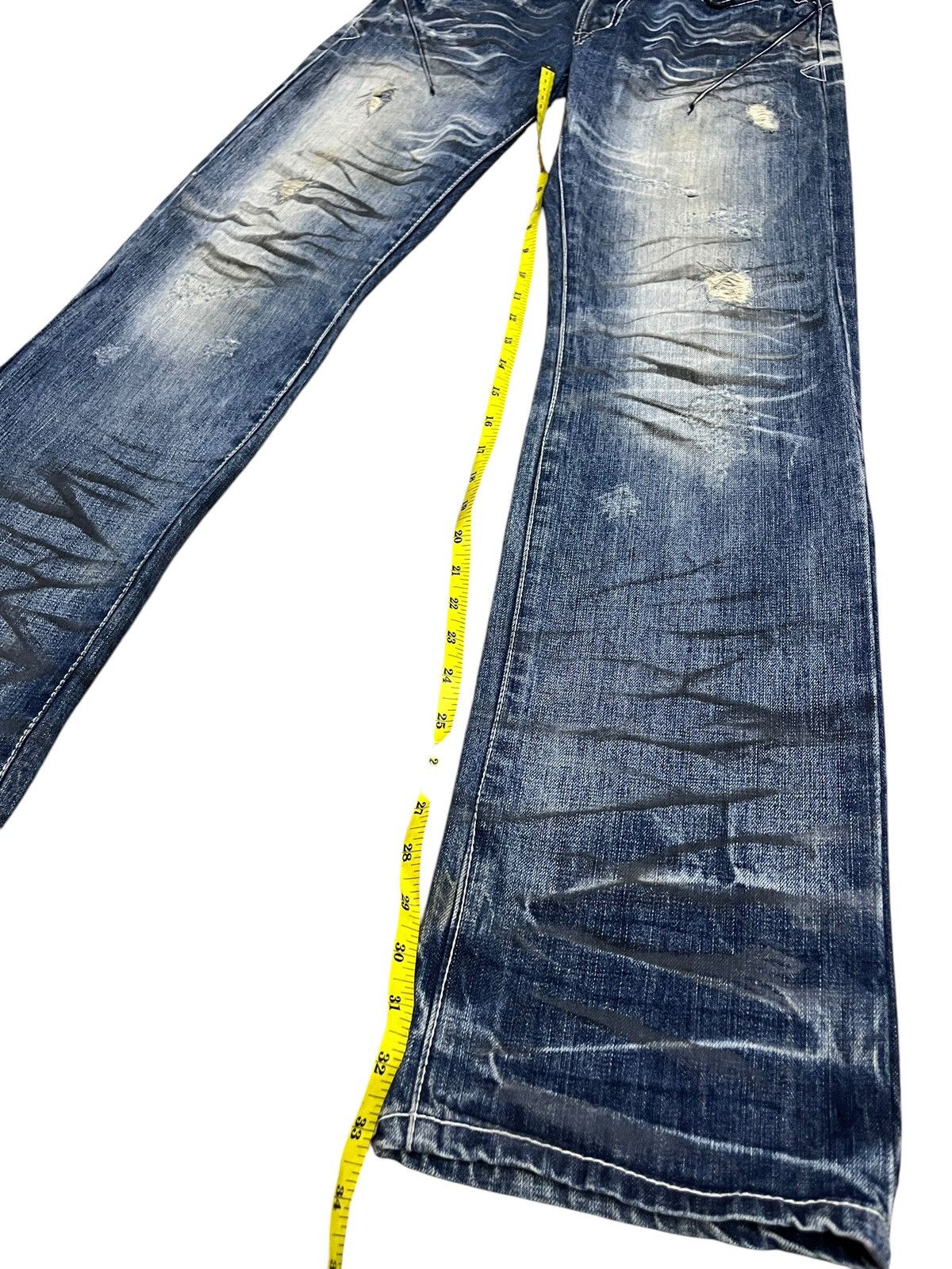Neutral Infinity Clawmark Seditionaries Distressed Denim