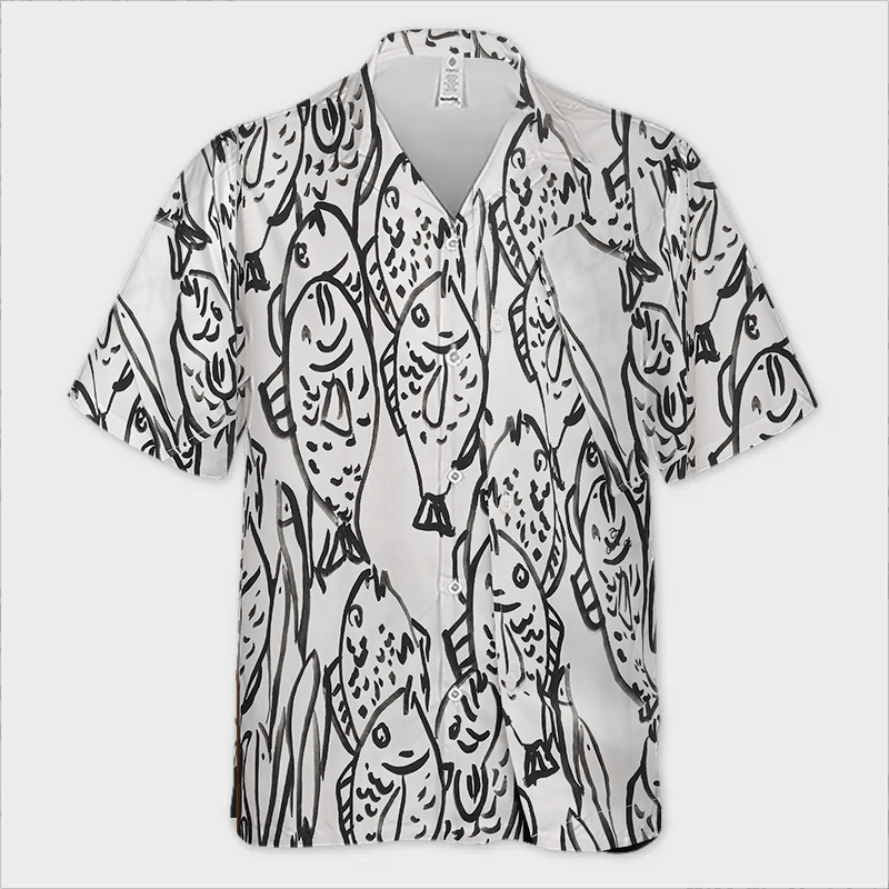 The Unbranded Brand Le Chemise Aloe Shirt | Botanical Ease with French Precision Size US M / EU 48-50 / 2 - 2 Thumbnail