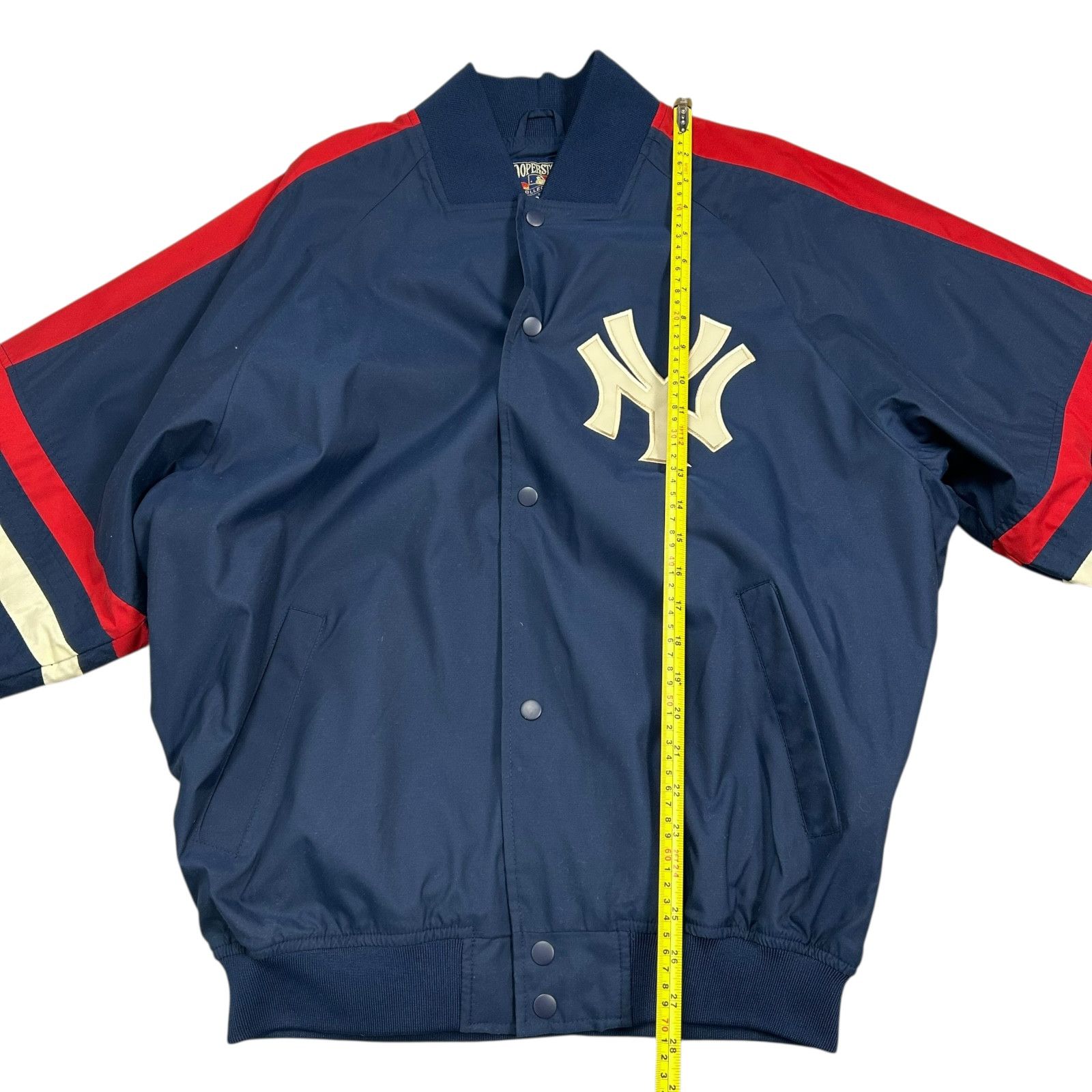 MLB VTG NEW YORK YANKEES MAJESTIC COOPERSTOWN WINDBREAKER JACKET Size US L / EU 52-54 / 3 - 7 Thumbnail