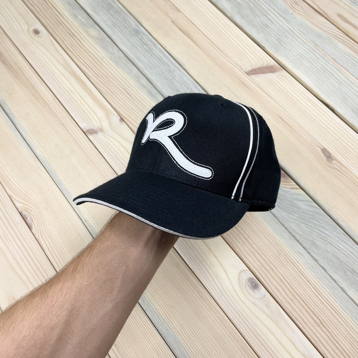 Japanese Brand × Rocawear Vintage Rocawear baseball cap Jay-Z Hip-Hop brand size 7 Y2K Size ONE SIZE - 3 Thumbnail