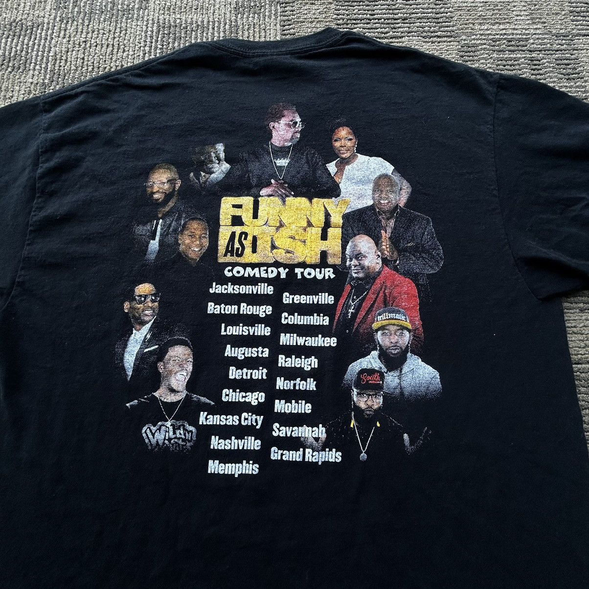 Vintage Mike Epps “Funny As Ish” Comedy Tour Black T-Shirt Size US L / EU 52-54 / 3 - 7 Thumbnail
