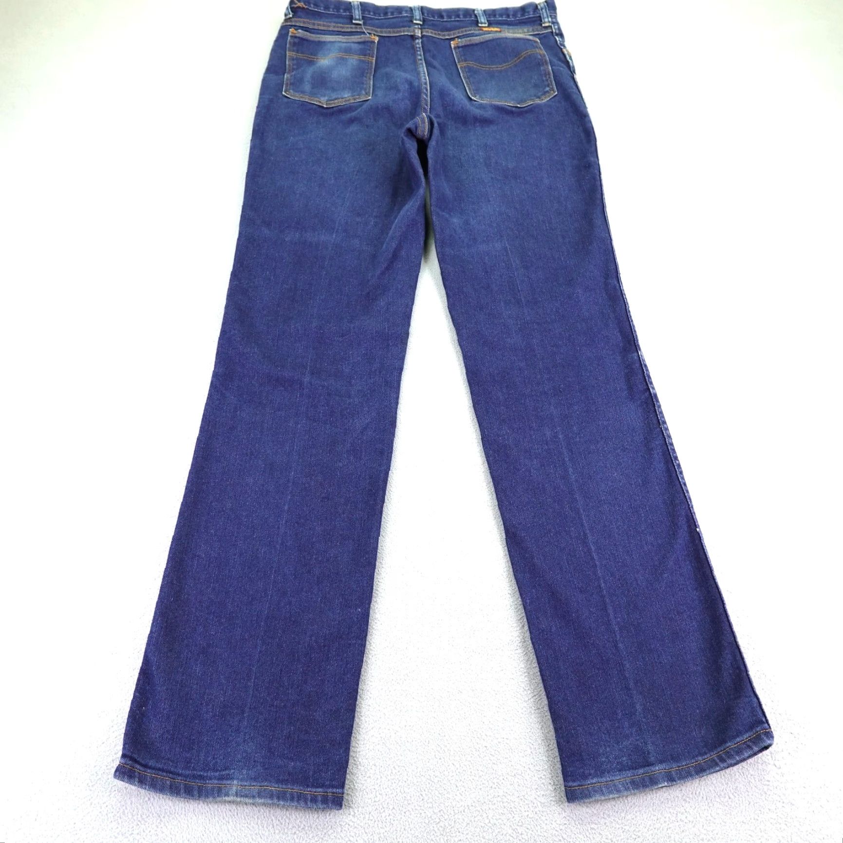 Wrangler VINTAGE Wrangler Jeans Men 36x34 Blue Denim Western Bootcut Made USA Size US 34 / EU 50 - 6 Thumbnail