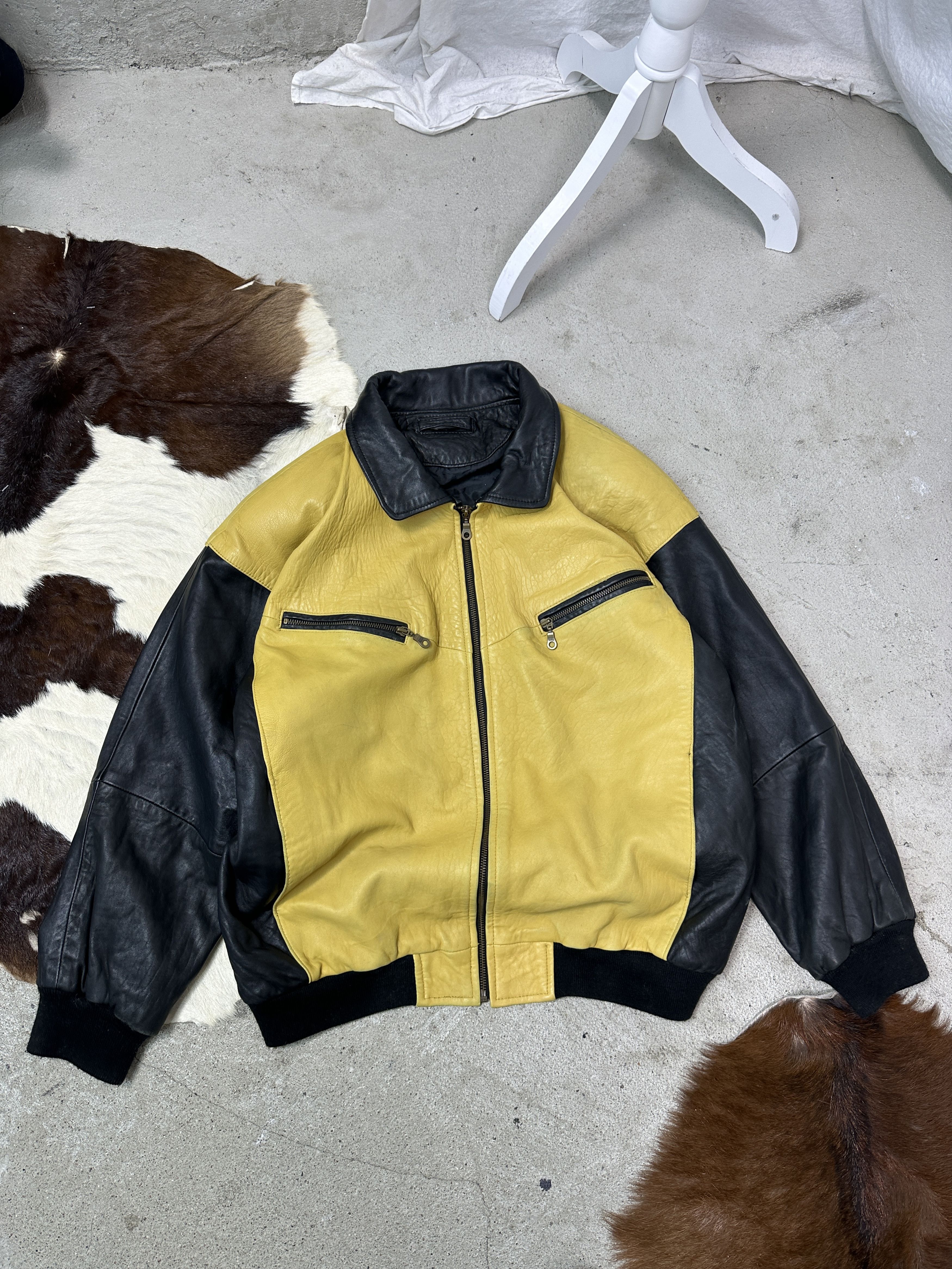 Vintage Vintage Leather Old School Moto Biker Jacket 80s Size US XL / EU 56 / 4 - 3 Thumbnail