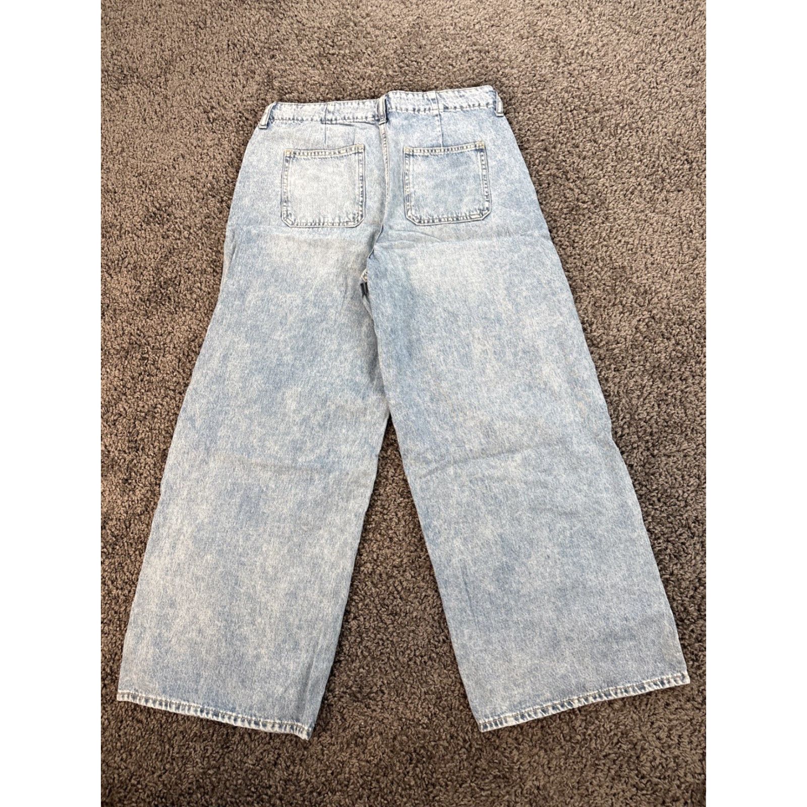 Old Navy Old Navy Jeans Women's 32x28 Baggy Wide-Leg High Rise Boho Bohemian Pockets Jeans Mens Womens Size ONE SIZE - 7 Thumbnail