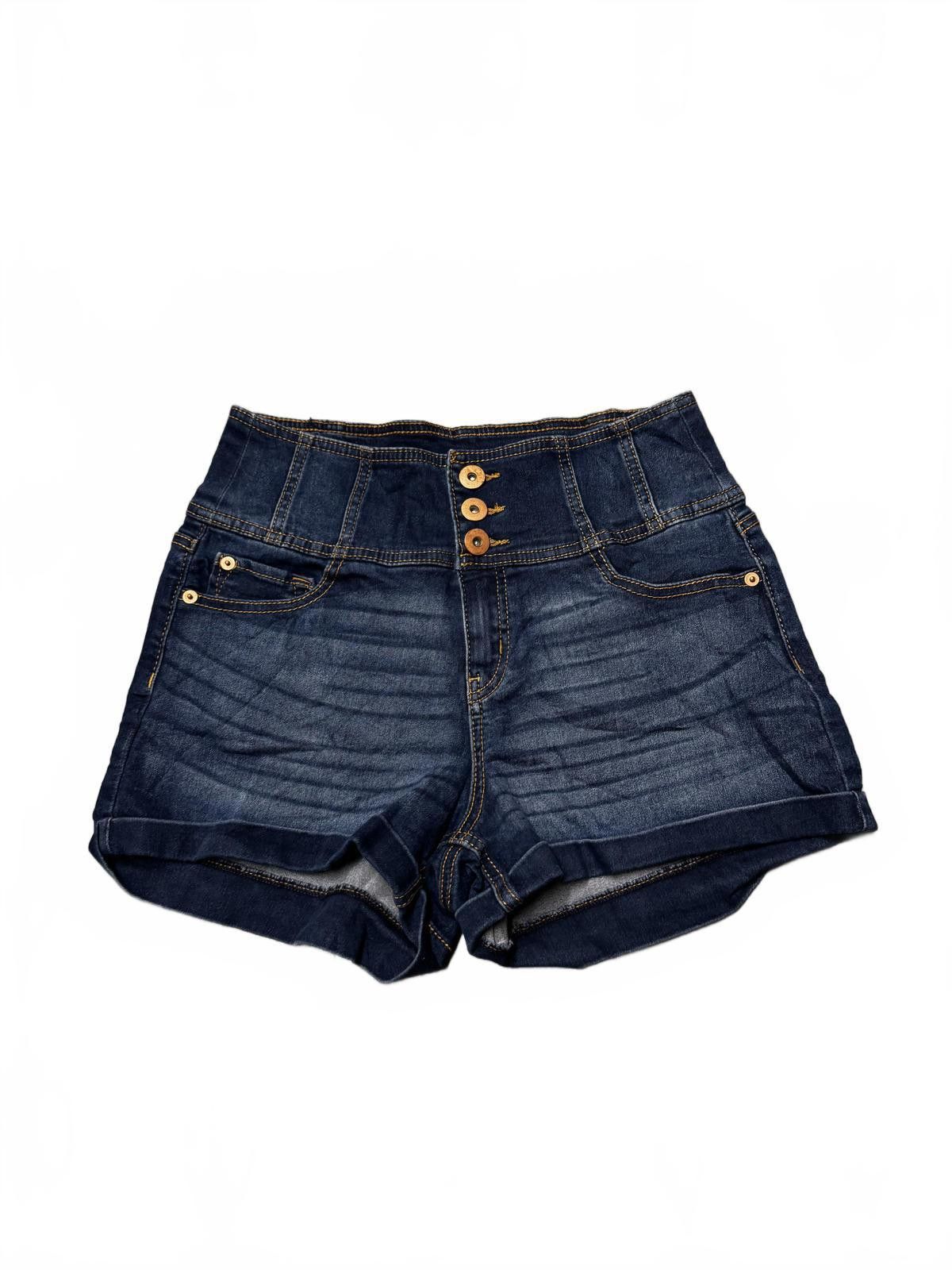 Designer No Boundaries Denim High-Waisted Shorts - Size 13 Size 24" / US 00 / IT 34 - 1 Thumbnail