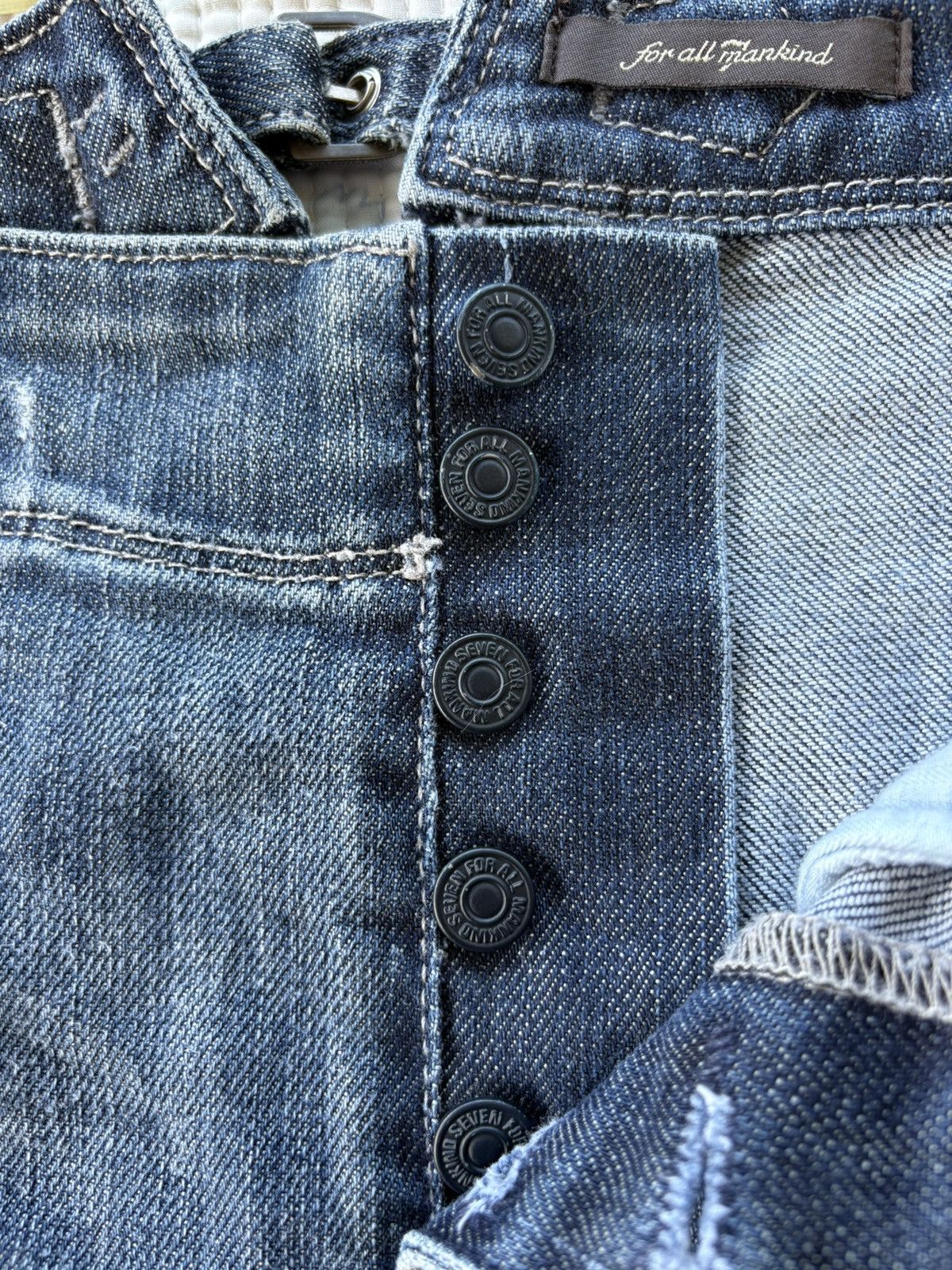 Other Seven For All Mankind Buckle Detail Bootcut Flare Rare Size US 29 - 15 Thumbnail
