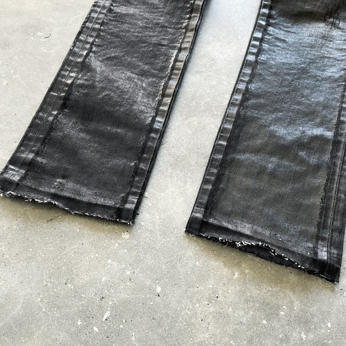 Dior Dior THRASHED AW03 “LUSTER” BORO Waxed Repair Denim By Hedi Size US 32 / EU 48 - 8 Thumbnail