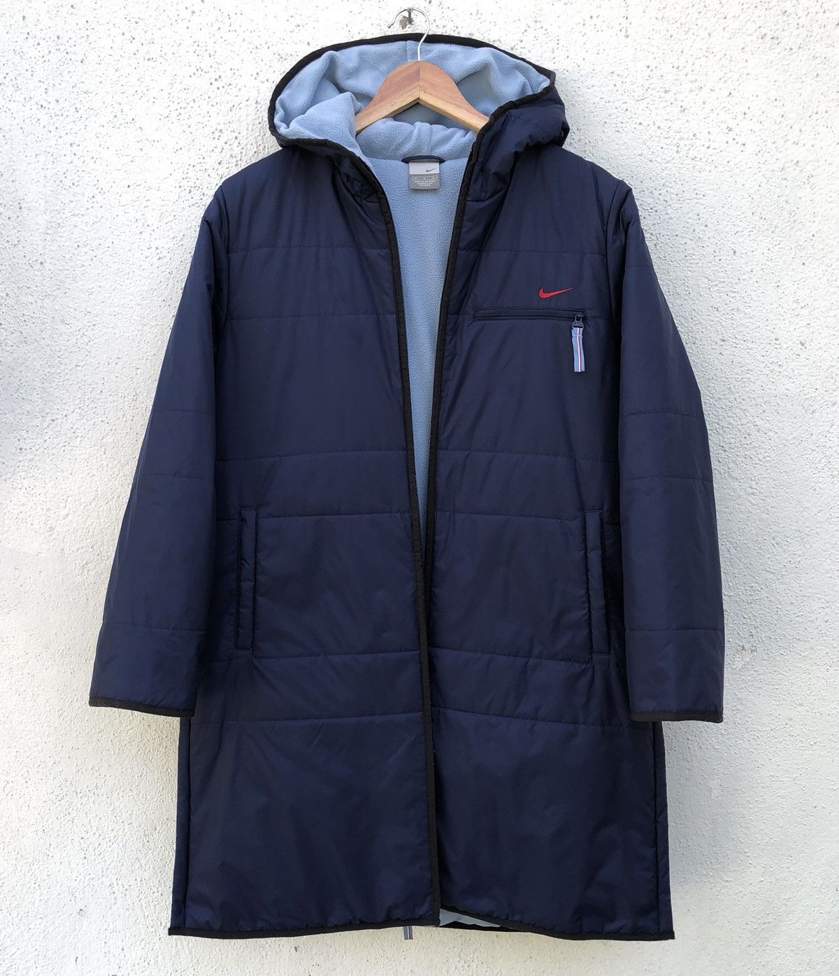Nike Vintage Nike Sportswear Women's Puffer Long Full-Zip Hoodie Size M / US 6-8 / IT 42-44 - 1 Thumbnail