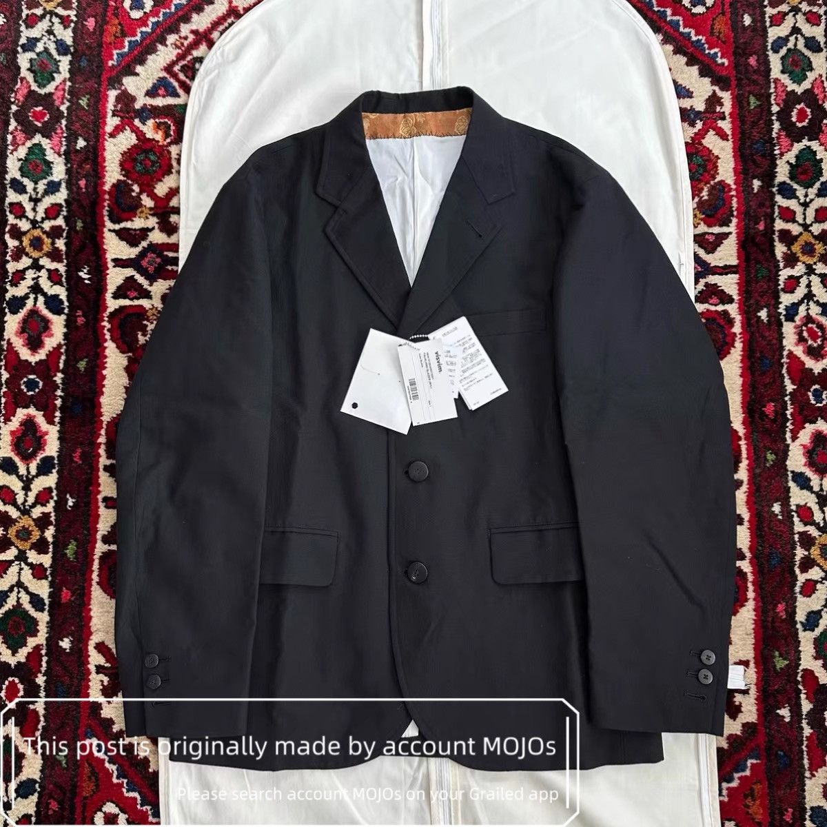 Visvim VISVIM 25SS FALKLAND BLAZER (W/L) Charcoal 1 | Grailed