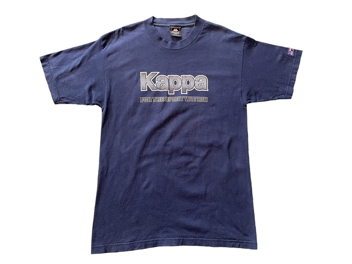 Kappa × Vintage Vintage 90s Kappa Tee Size US L / EU 52-54 / 3 - 1 Thumbnail