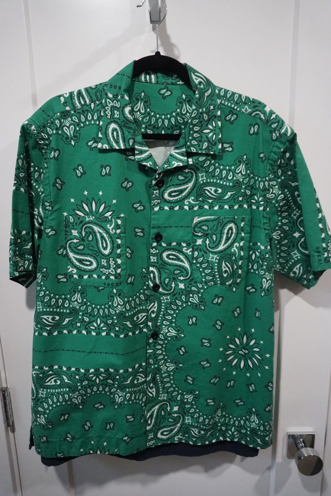 Sacai Bandana Print Shirt