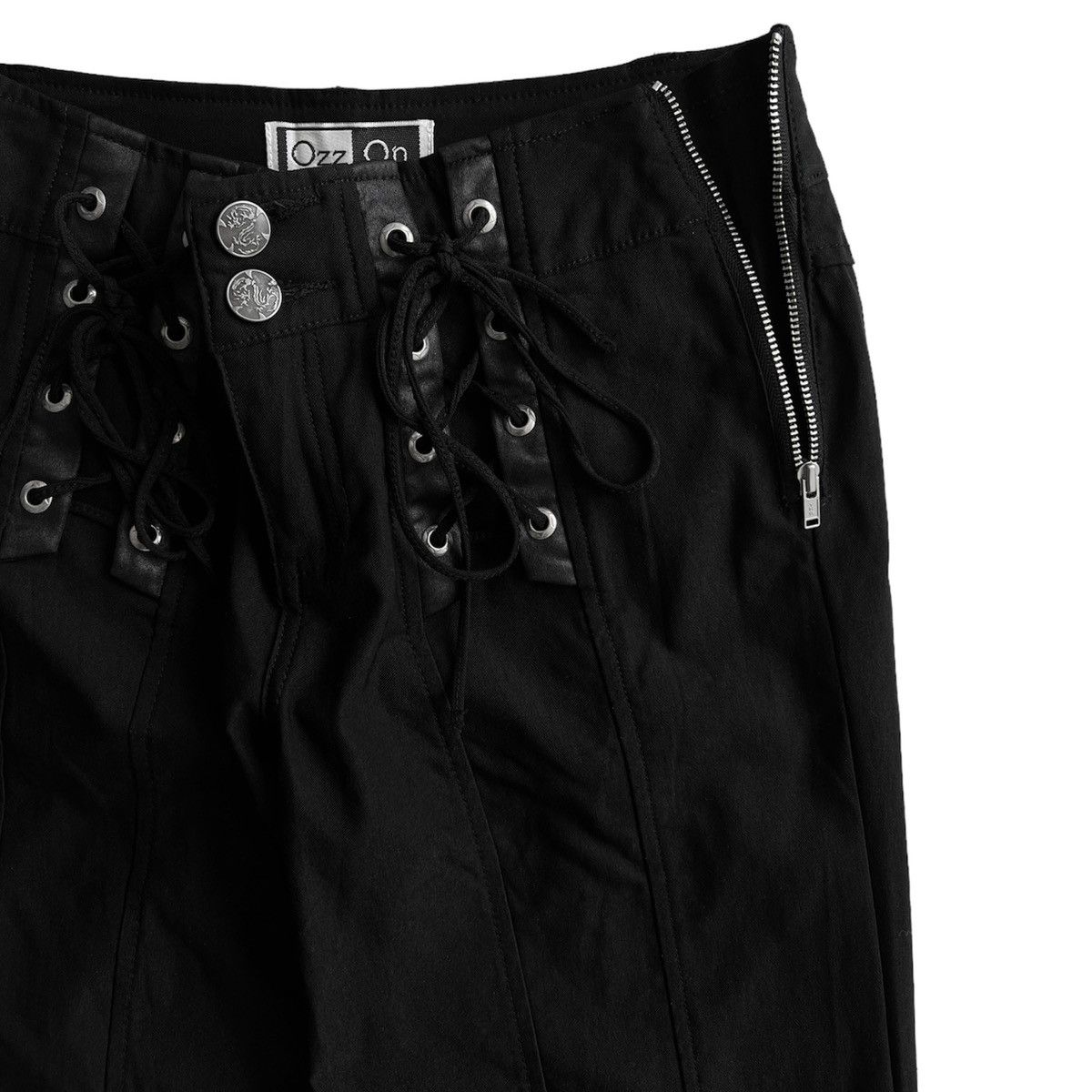 If Six Was Nine × Japanese Brand × Le Grande Bleu (L.G.B.) OZZ ON GOTHIC PANTS SIDE ZIP Size 26" / US 2 / IT 38 - 4 Thumbnail