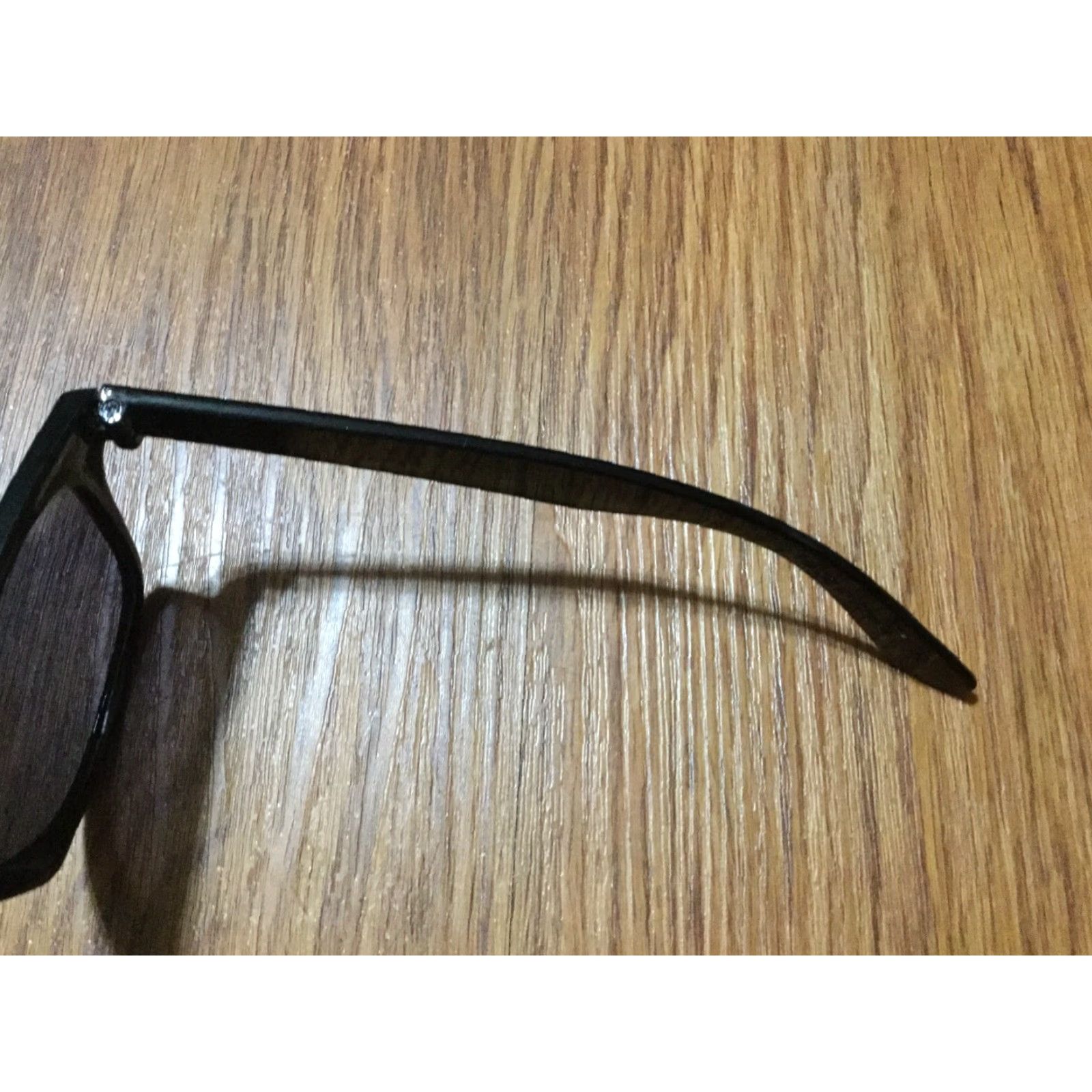 Vintage VINTAGE Women's Black Sunglasses Eyewear UV Protection Rectangle Shades Black Frame Size ONE SIZE - 5 Thumbnail