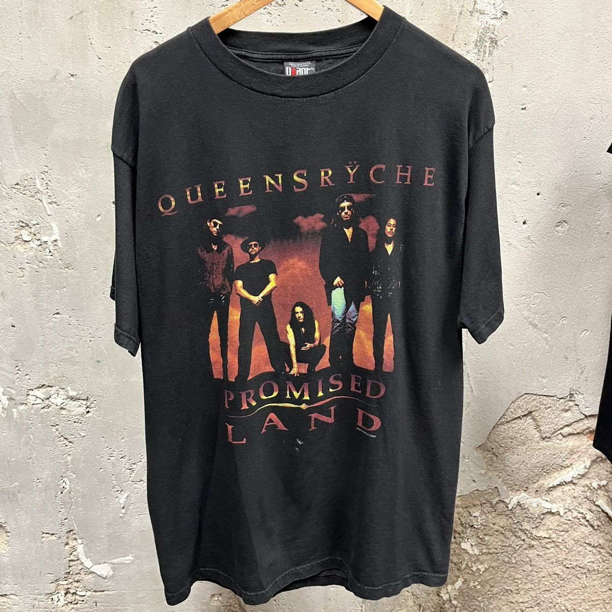 Giant Vintage 1995 Queensryche Giant Tag Promised Land Band Tee Size US XL / EU 56 / 4 - 1 Thumbnail