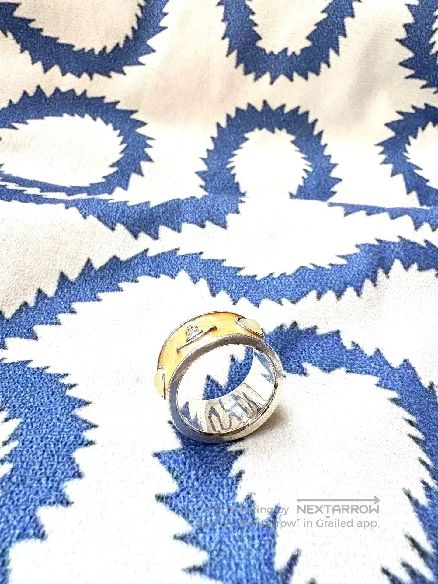 Vivienne Westwood vivienne westwood king ring in beige color. Size ONE SIZE - 5 Thumbnail