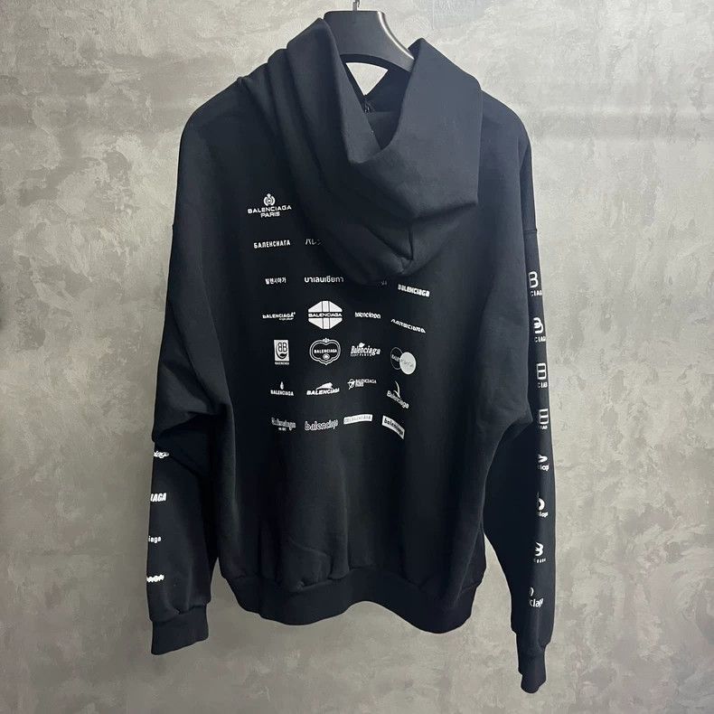 Balenciaga Balenciaga latest black letter logo printed long sleeved sh Size US M / EU 48-50 / 2 - 5 Thumbnail