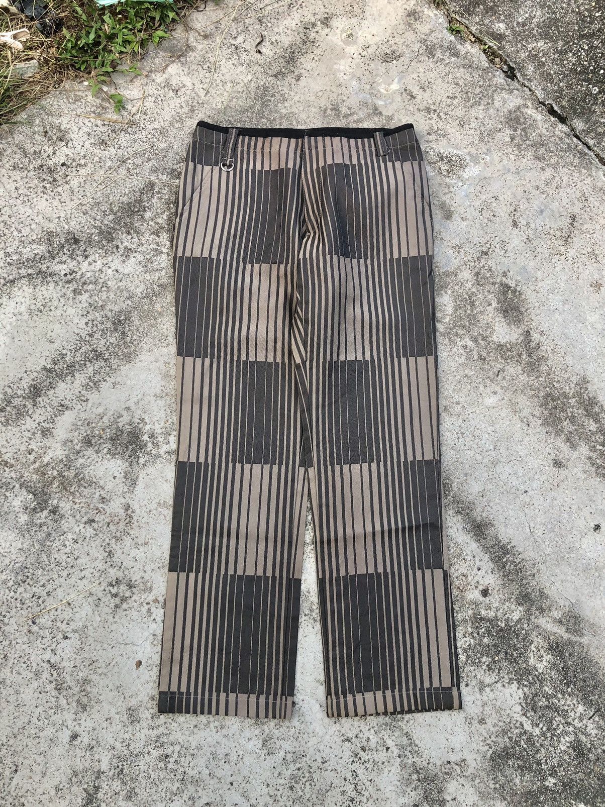Gaultier Homme Objet × Jean Paul Gaultier STRIPED GOULTIER HOMME OBJECT PANT Size US 28 / EU 44 - 1 Thumbnail