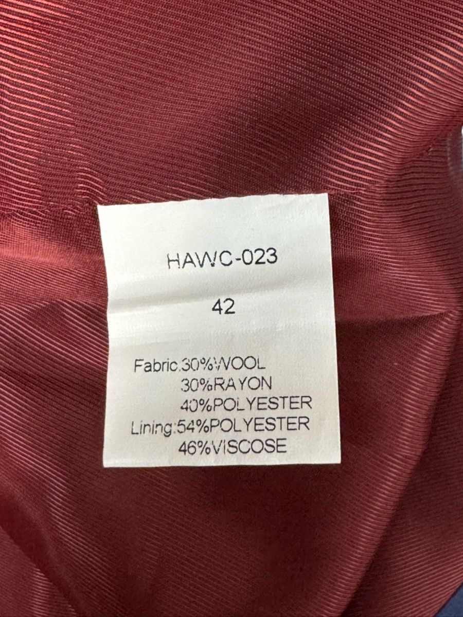 Hardy Amies Elegant Waistcoat - Savile Row London 30% wool 30% rayon Size 42R - 14 Thumbnail