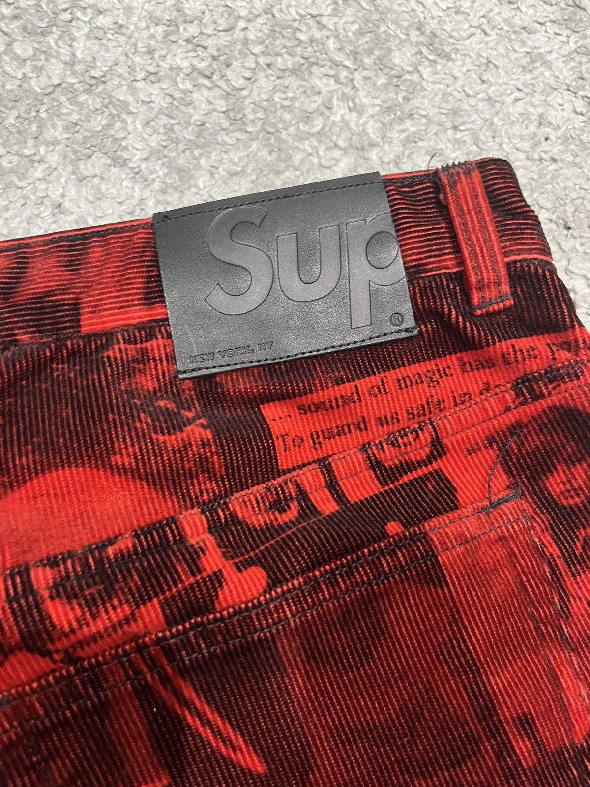 Supreme Supreme Vibrations Corduroy Trousers SS18 32W Size US 32 / EU 48 - 9 Thumbnail