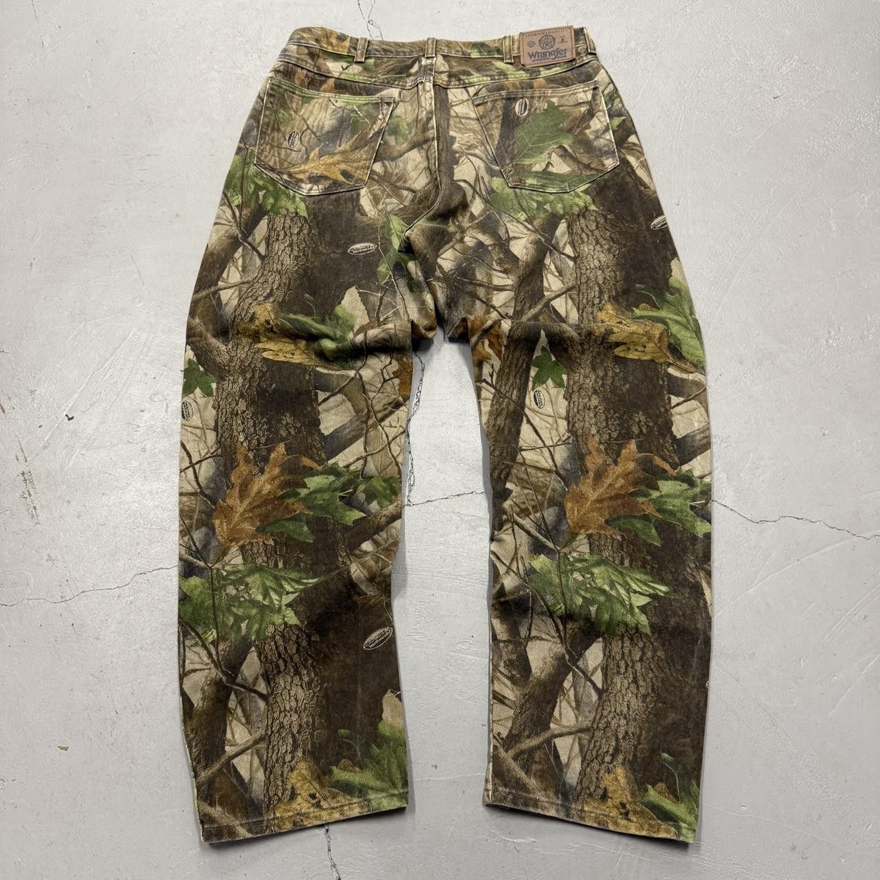Wrangler Vintage Wrangler Baggy Camo Double Knee Pants 34 x 30 Size US 34 / EU 50 - 3 Thumbnail