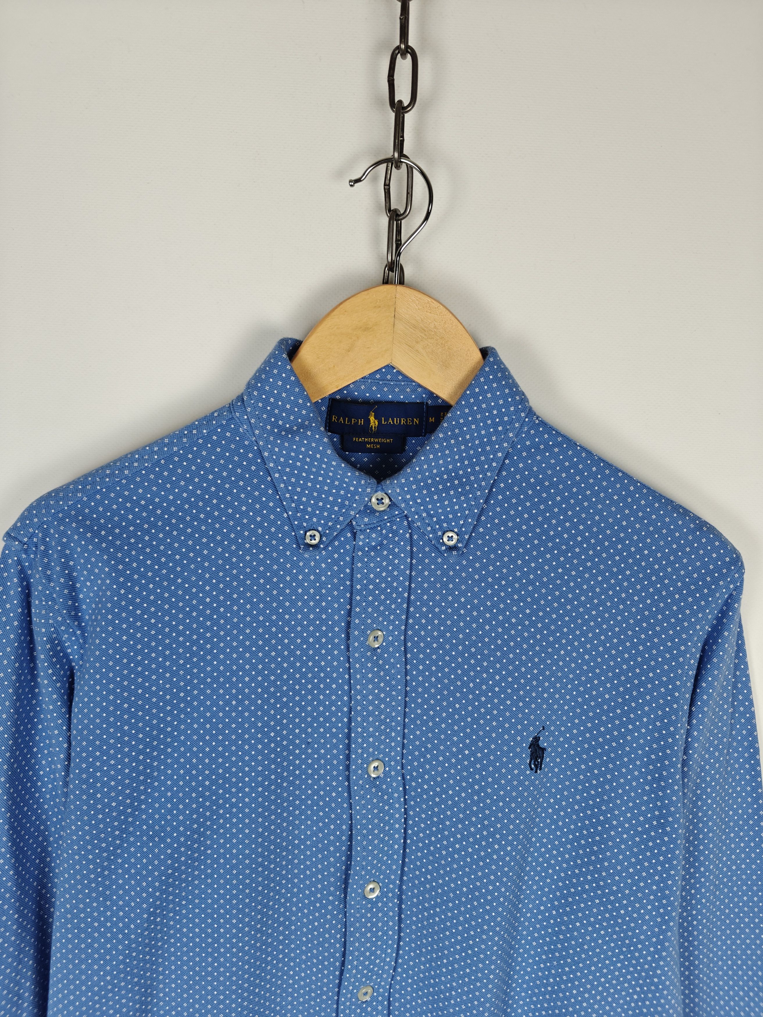 Ralph Lauren Ralph Lauren Shirt Featherweight Mesh Blue size M Size US M / EU 48-50 / 2 - 2 Thumbnail
