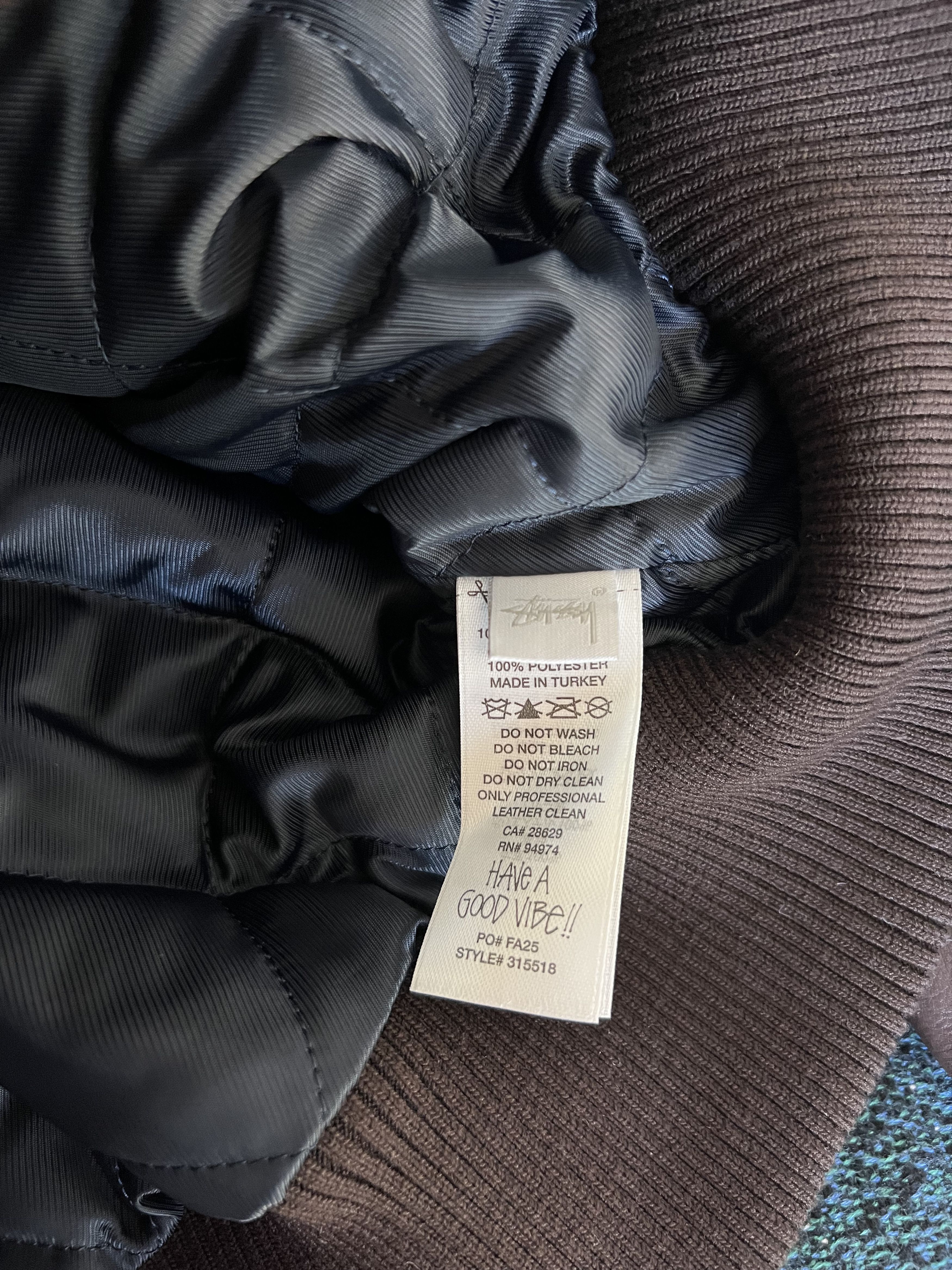 Stussy Stussy Wales Bonner Leather Varsity Jacket in Brown Size US L / EU 52-54 / 3 - 9 Thumbnail