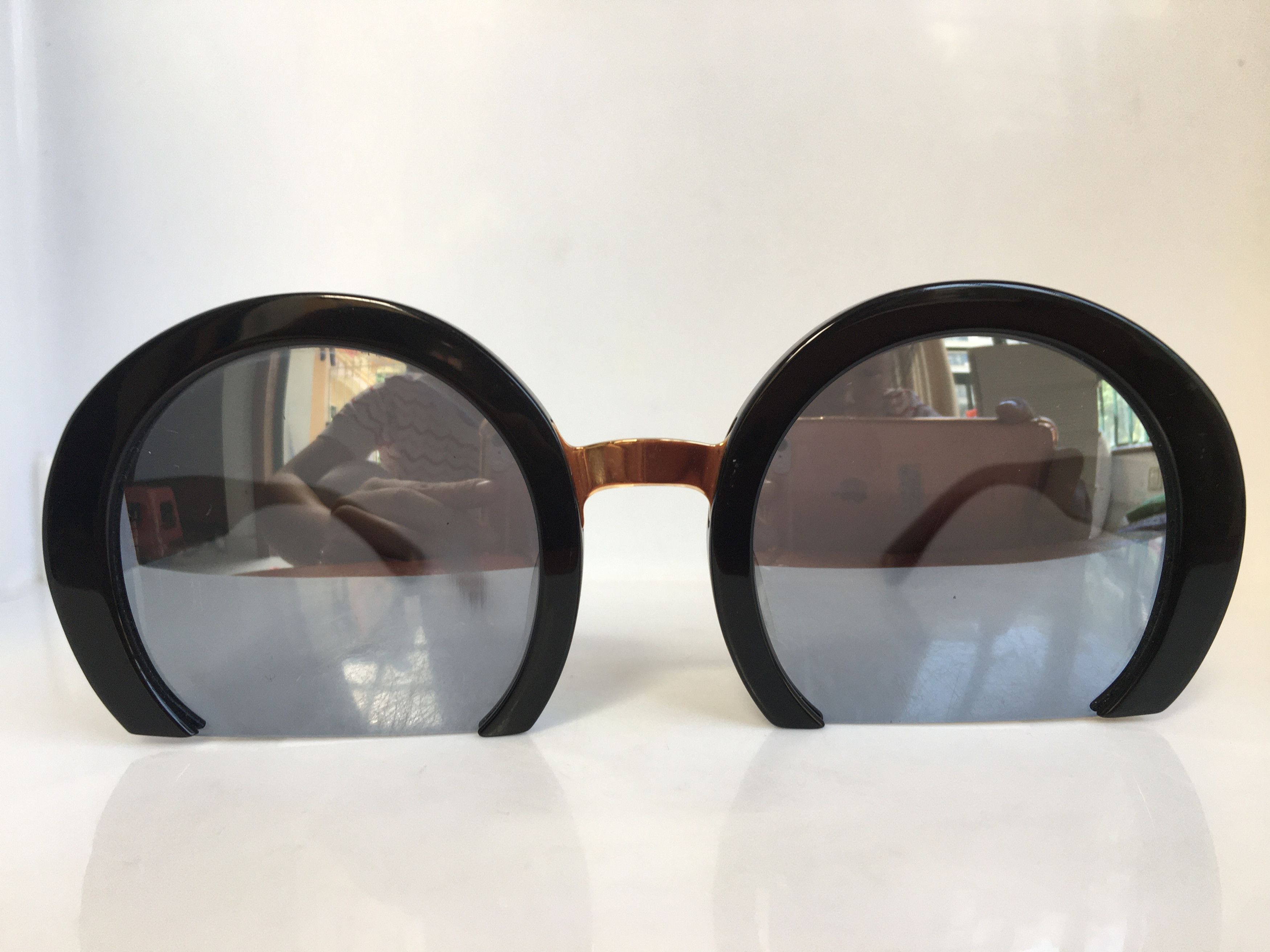 Other Ranus Black FUTURISTE Sunglasses Frame Size ONE SIZE - 1 Thumbnail