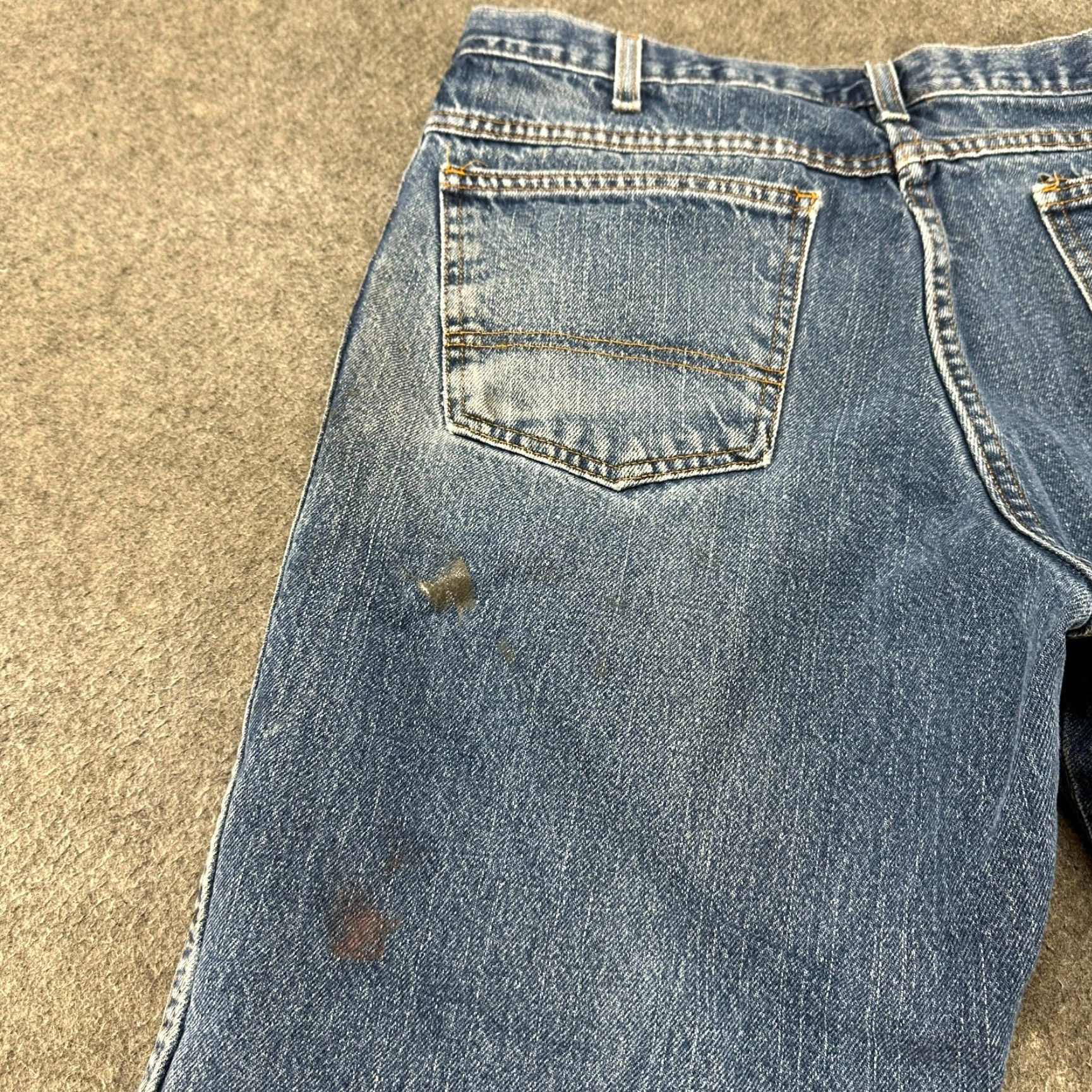 Dickies Dickies Jeans Mens 36x29 Blue Straight Leg Relaxed Fit Medium Wash Distressed Regular Men Jeans 5-Pocket Denim Cotton Distressed Vintage No Size US 36 / EU 52 - 4 Thumbnail