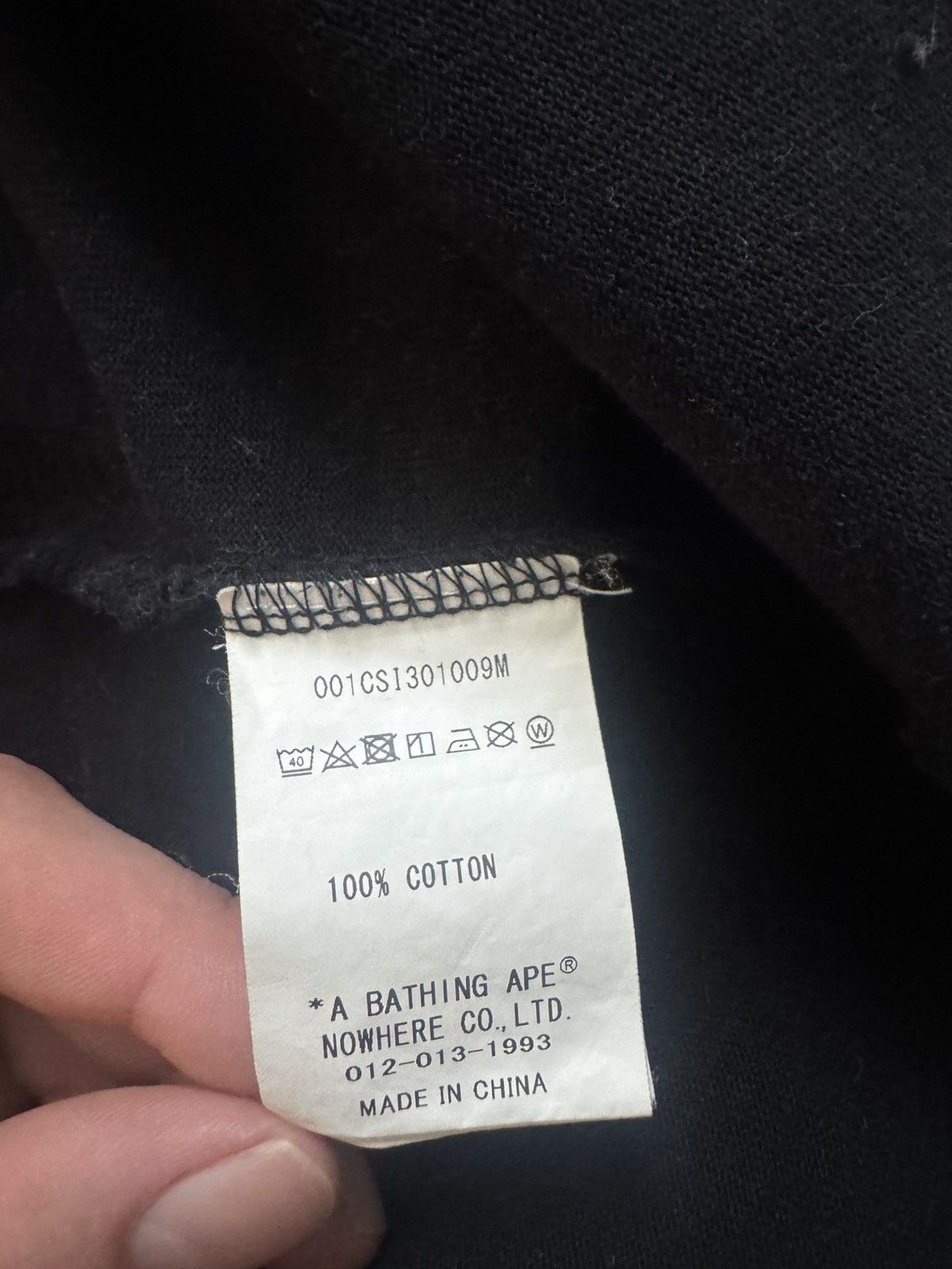 Bape Black Bapesta Tee Size US XL / EU 56 / 4 - 4 Thumbnail