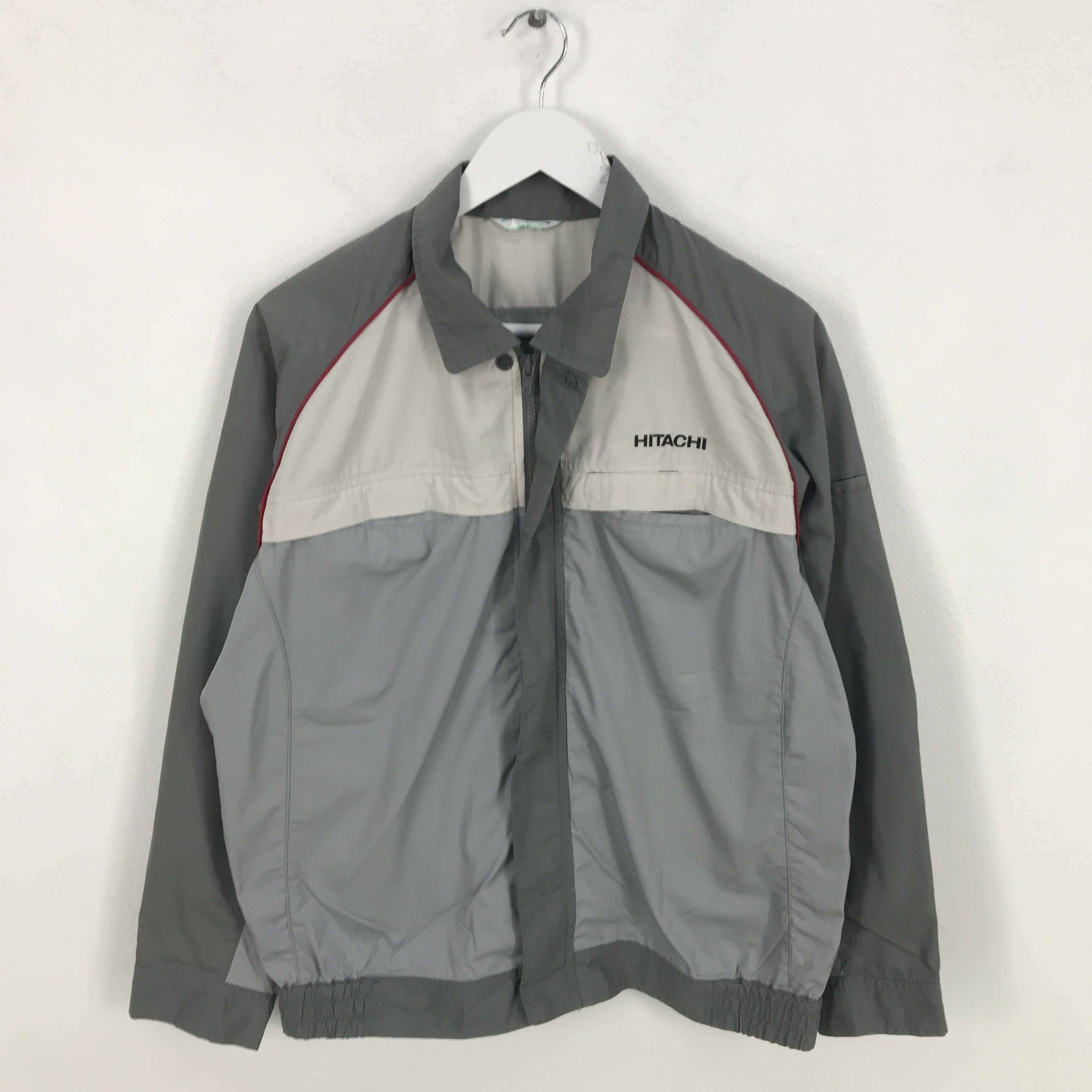 Japanese Brand Rare hitachi work uniform japan zipper up jacket Size US L / EU 52-54 / 3 - 1 Thumbnail