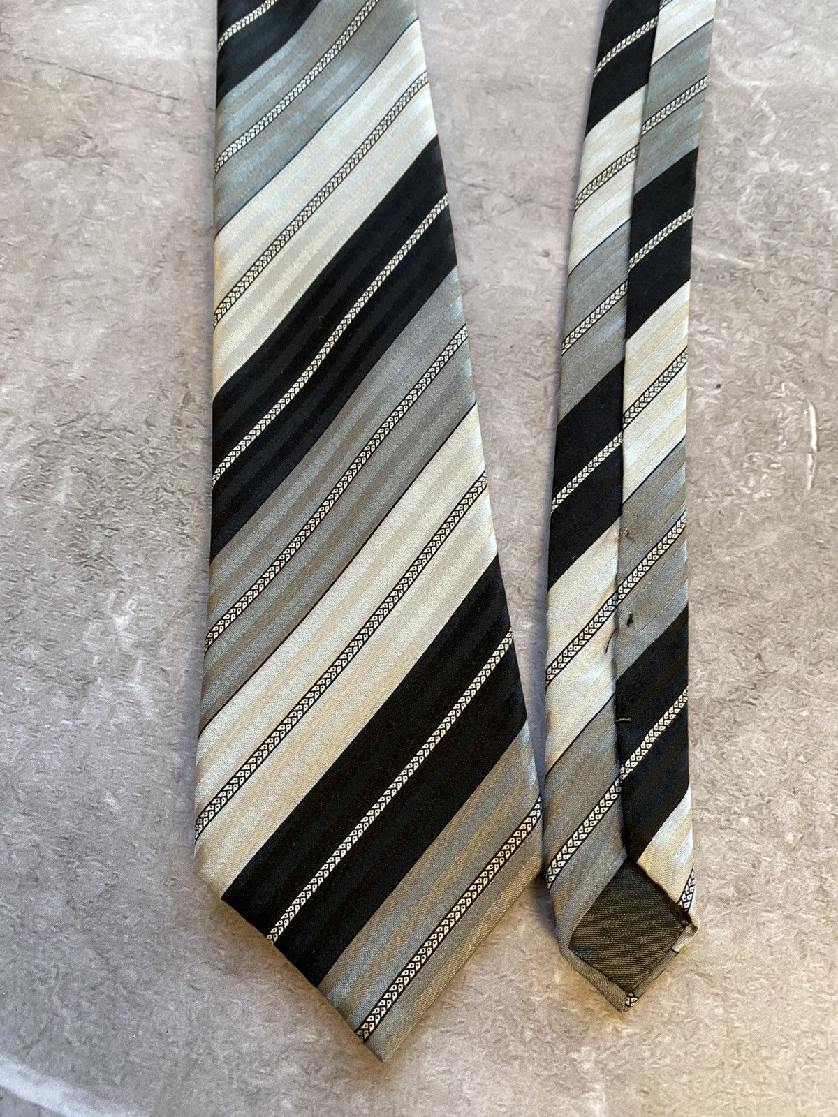 Designer × Lanvin Lanvin Paris Tie Vintage Luxury Made in France Monogram Logo Size ONE SIZE - 4 Thumbnail