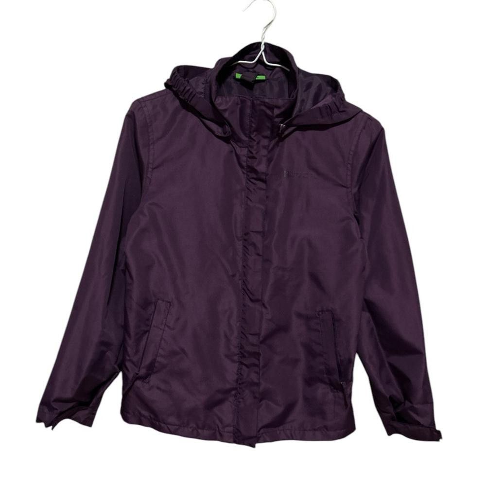 Designer Women's Mountain Warehouse Purple Hooded Jacket Size L / US 10 / IT 46 - 1 Thumbnail