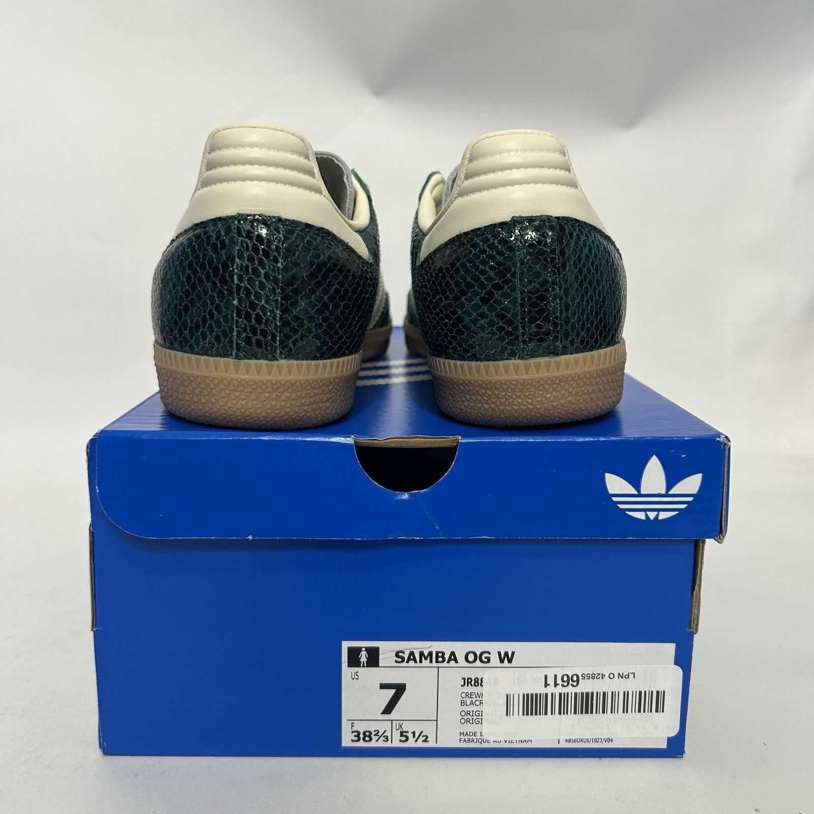 Adidas adidas Samba OG Snakeskin Pack - “Collegiate Green” JR8848 Size US 7 / IT 37 - 4 Thumbnail
