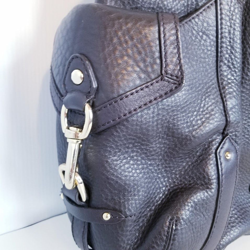 Cole Haan Village II pebbled leather oversize hobo satchel Purse Size ONE SIZE - 4 Thumbnail