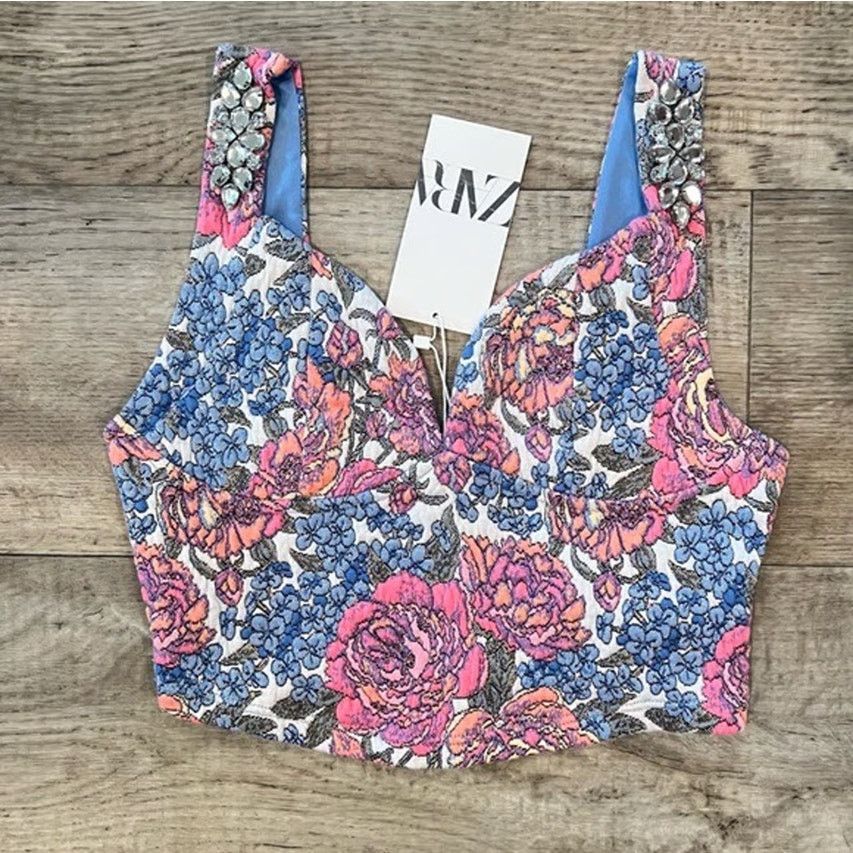 Zara RARE!!! ZARA Crop Top NWT Size M / US 6-8 / IT 42-44 - 12 Thumbnail