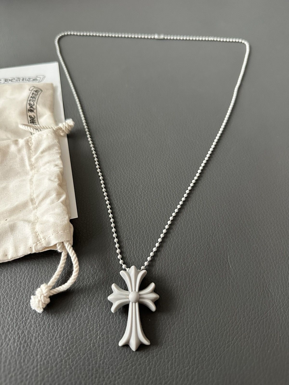 Chrome Hearts RARE Brand New Logo Necklace Pendant