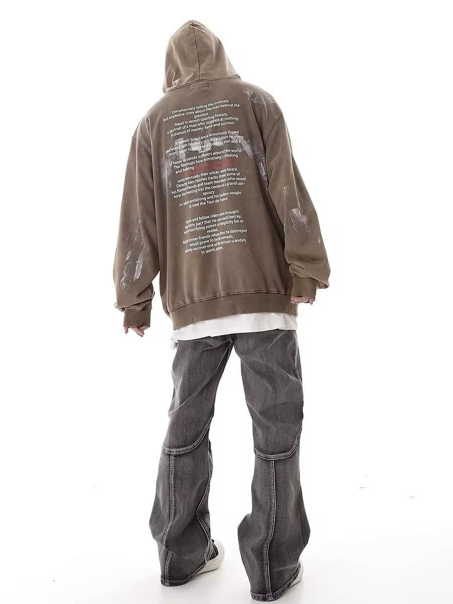 Japanese Brand × Vintage Pleated Denim Low Waist Vintage Style Flared Coal Party Size US 31 - 6 Thumbnail